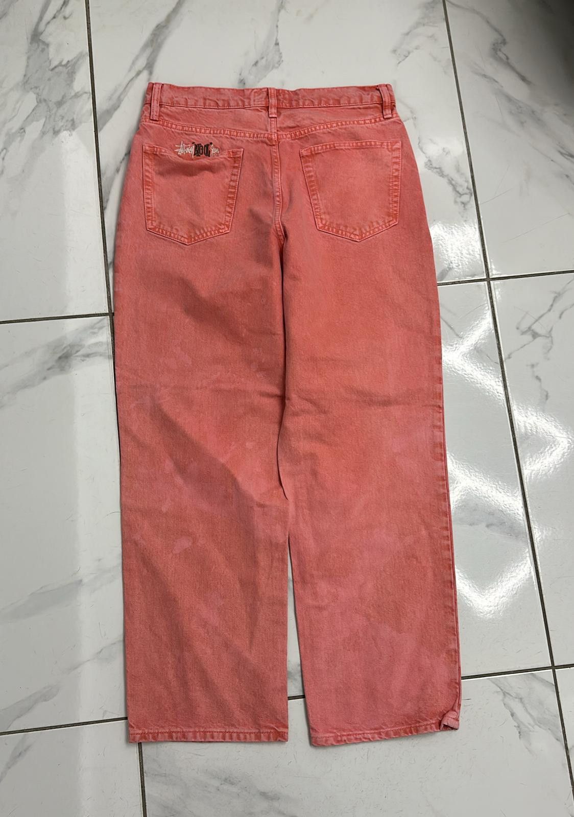 Stussy × Vintage Stussy Double Dye Big 'OL Jeans Faded Red Size 30 Size US 30 / EU 46 - 2 Thumbnail