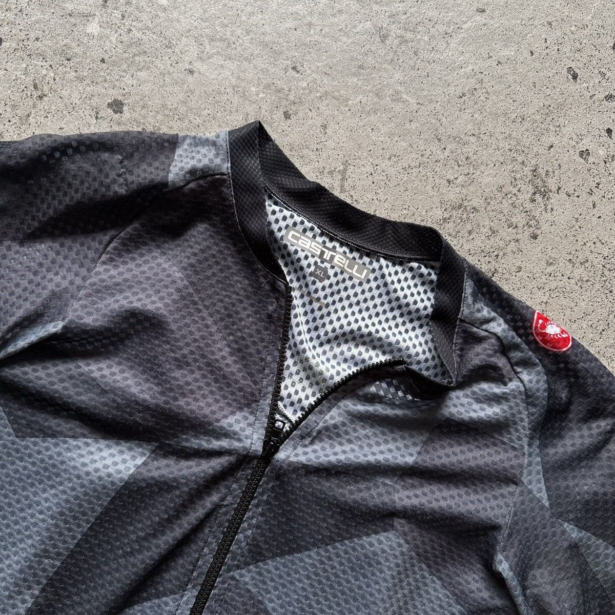 Other Castelli Womens Black Geometric Camo Full Zip Cycling Jersey Size XL / US 12-14 / IT 48-50 - 5 Thumbnail