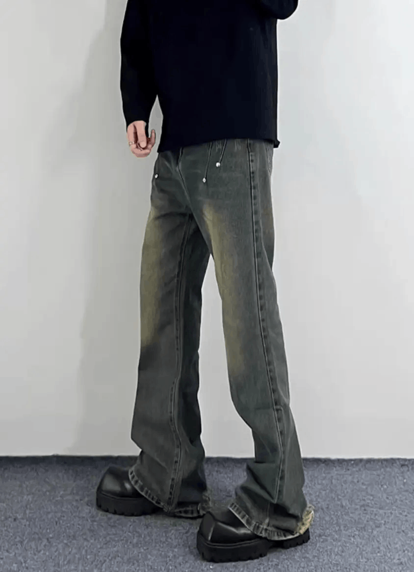 Designer × Jean × Vintage Vintage street hip hop Y2K studded baggy jeans Size US 28 / EU 44 - 2 Thumbnail