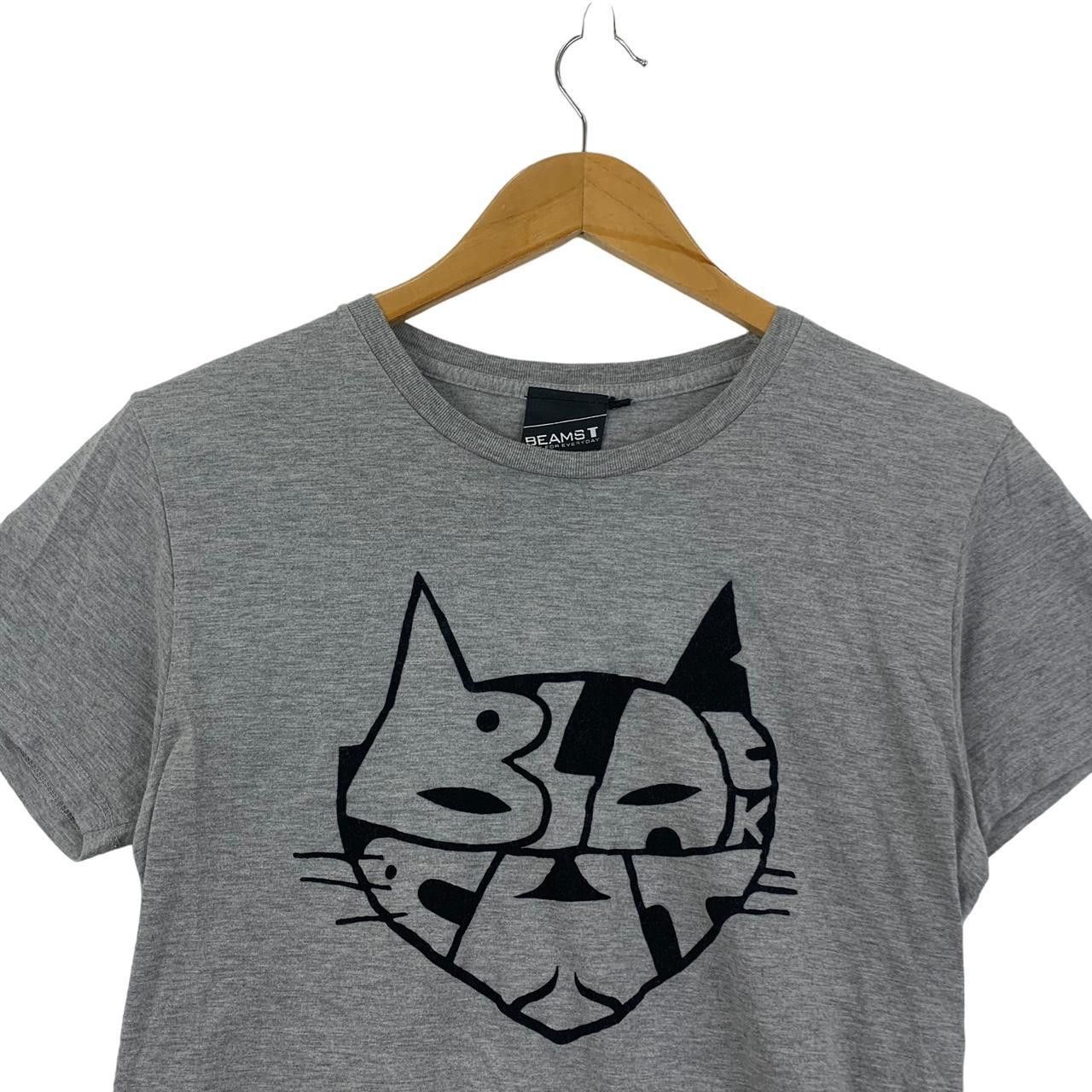 Beams Plus BEAMS PLUS x BLACK HUMOURS Cat Tee Shirt Top Cartoon Size S / US 4 / IT 40 - 2 Thumbnail