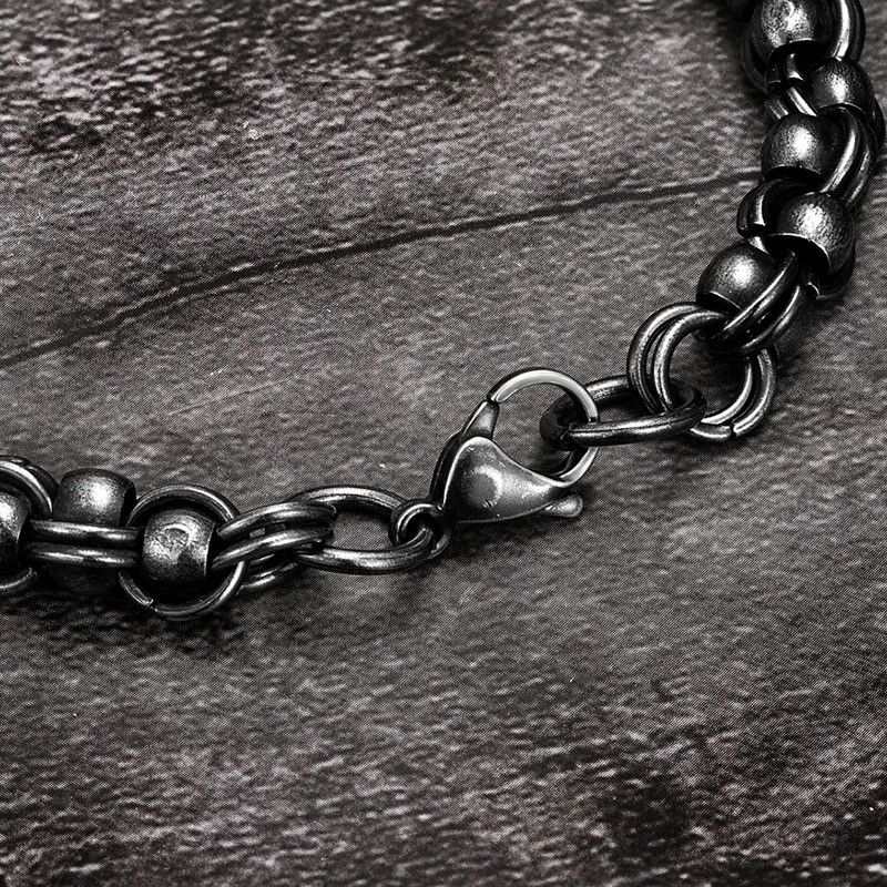 Other Biker Link Chain Bracelet Stainless Steel Punk Gift For Him Size ONE SIZE - 3 Thumbnail