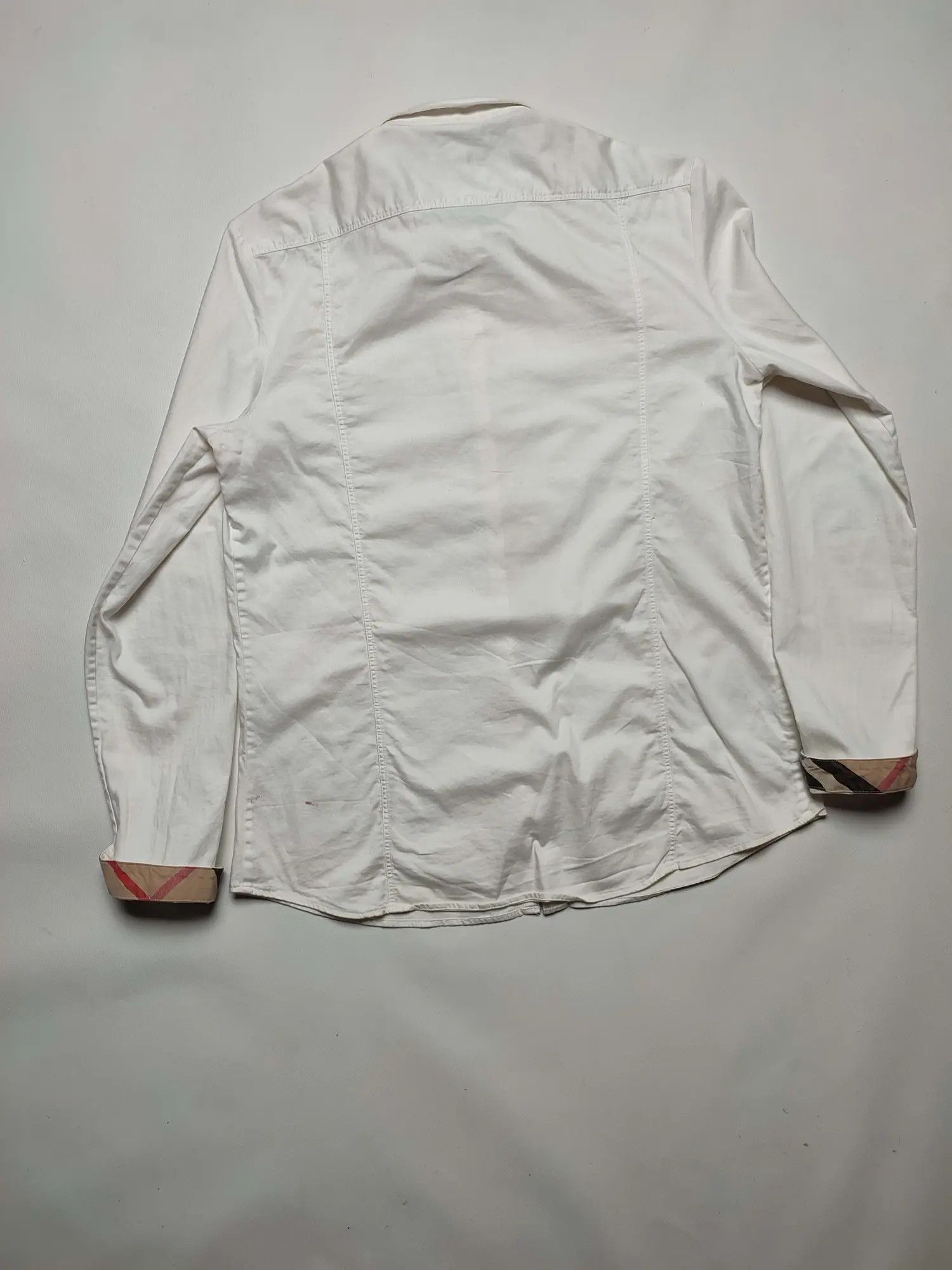Burberry Burberry nova check neck white button shirt Size M / US 6-8 / IT 42-44 - 10 Thumbnail