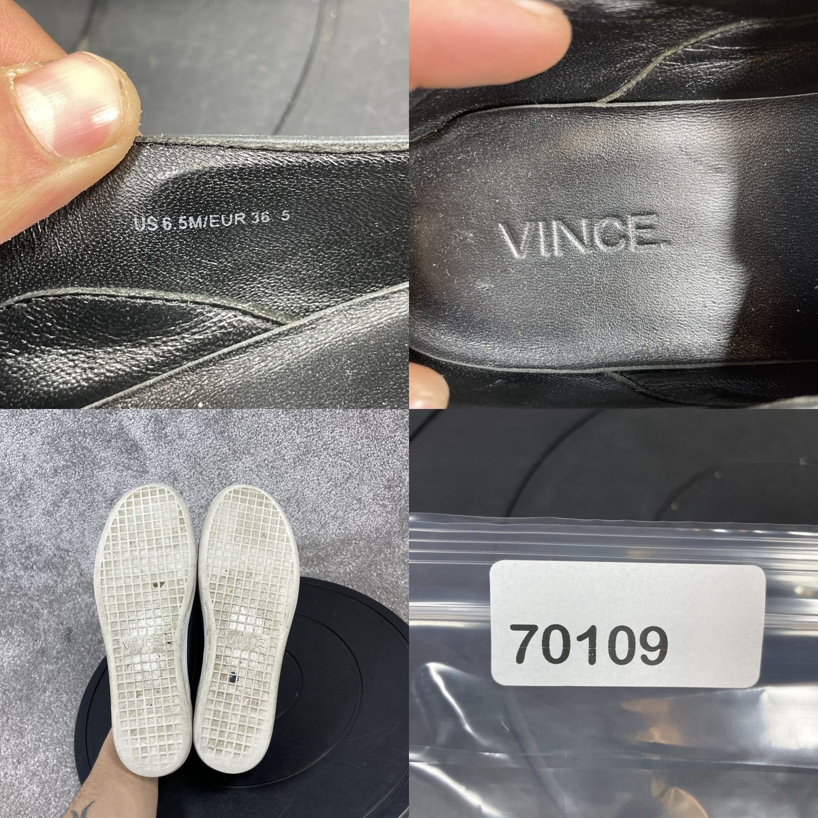 Vince Camuto Vince Ranger Sneaker Mens Size 6.5 Blue Suede Slip On Vince Camuto Casual Shoes Size US 6.5 / EU 39-40 - 8 Thumbnail