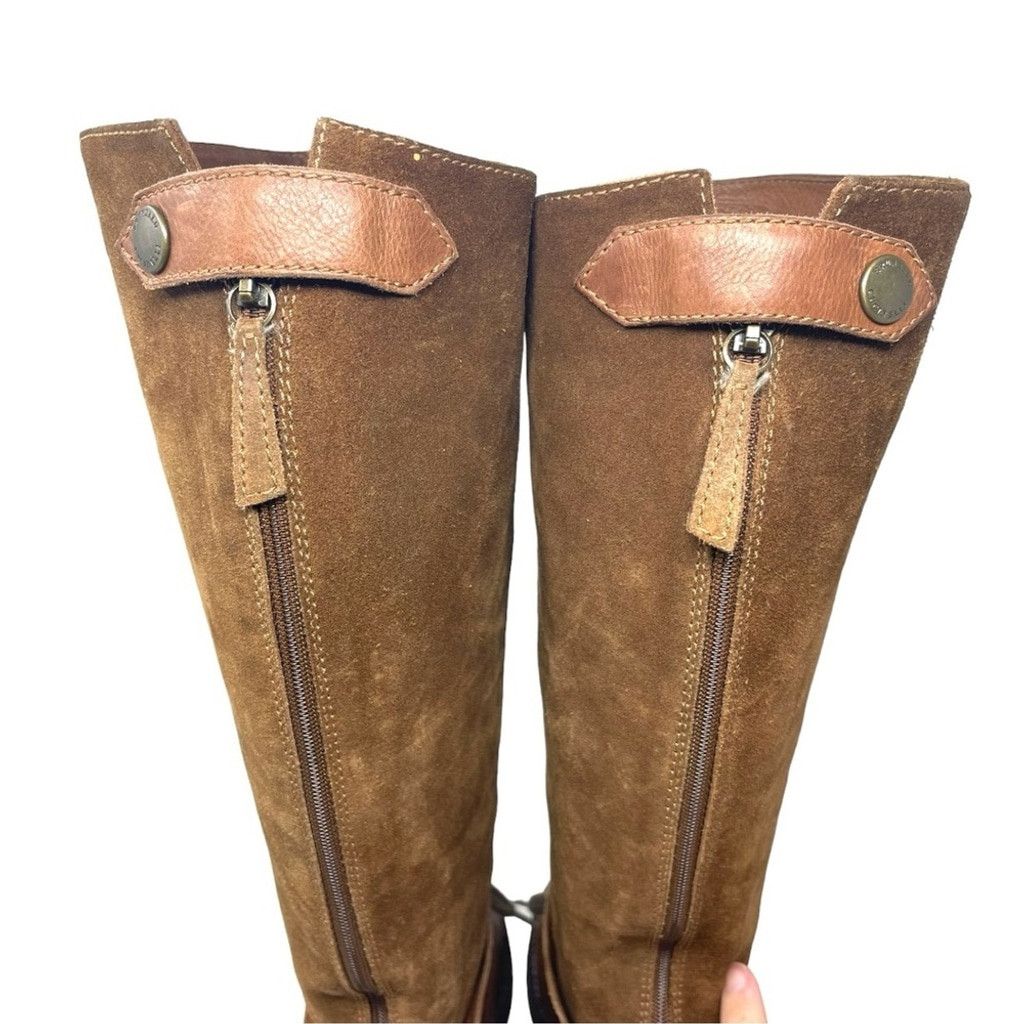 Brunello Cucinelli Brunello Cucinelli Brown Leather and Suede Riding Boots 41 Size US 11 / IT 41 - 10 Thumbnail
