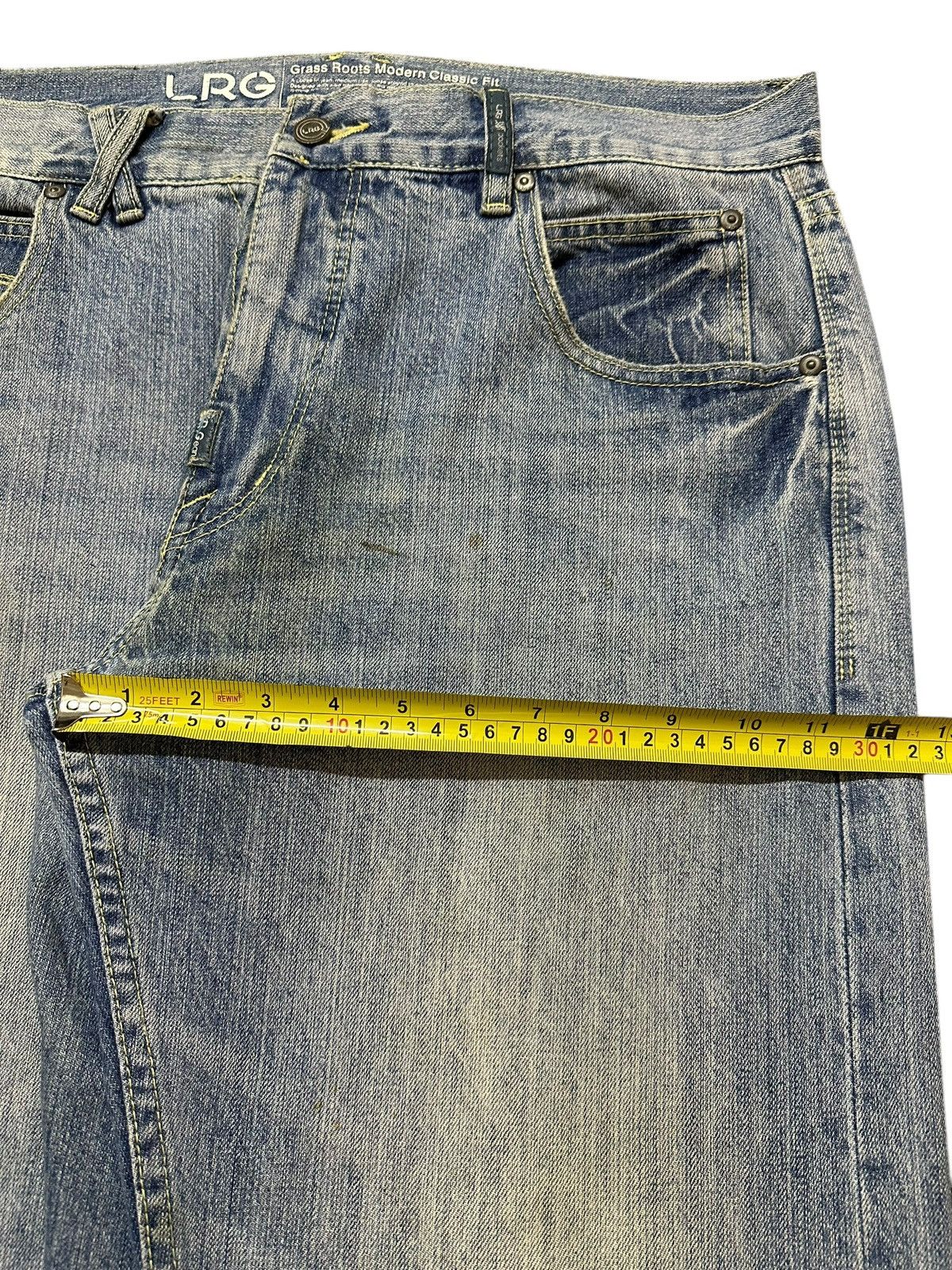Sugar Cane Vintage Japanese Brand Mud Faded Wash Style Baggy Jeans Size US 36 / EU 52 - 16 Thumbnail