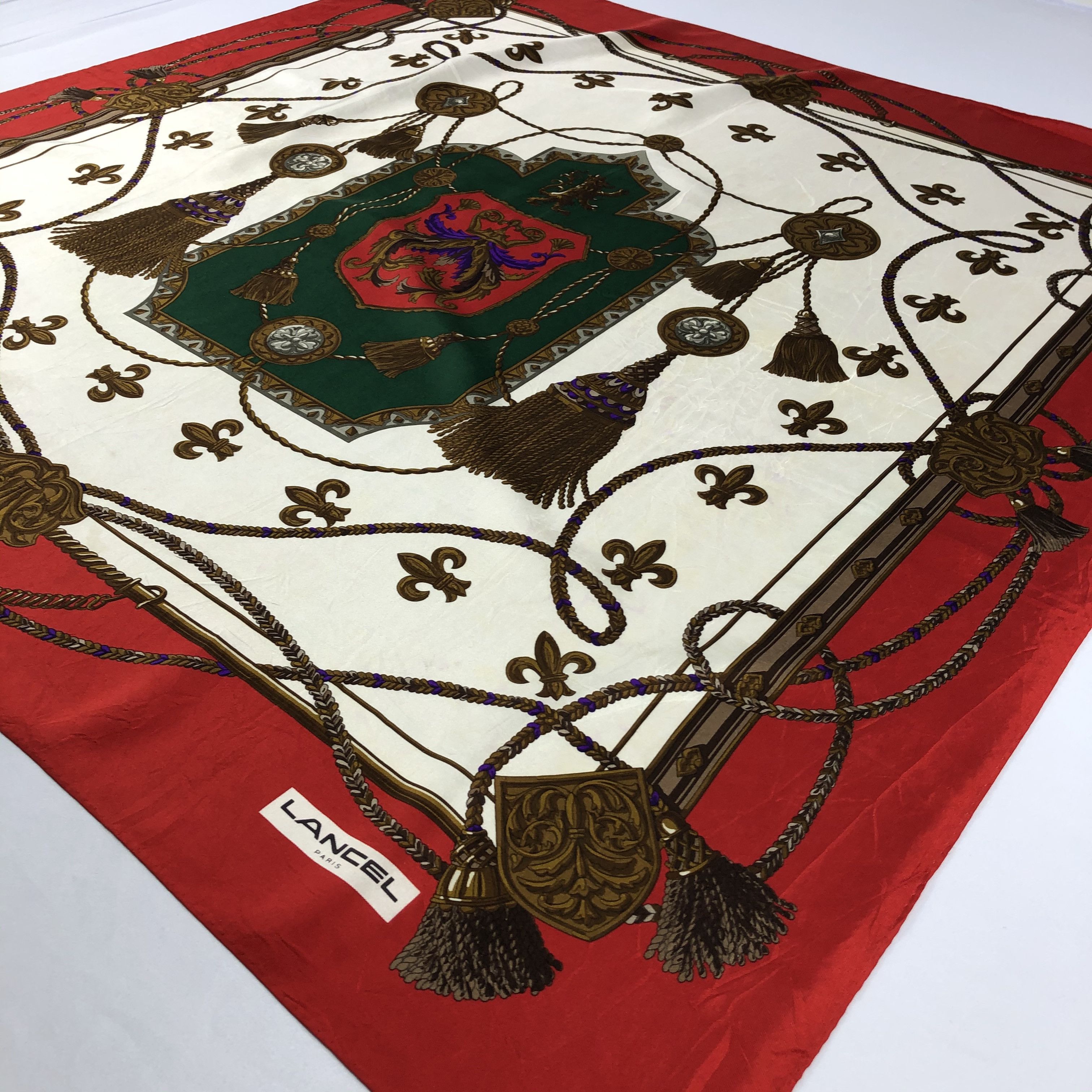 Lancel Vintage Lancel Silk Scarf Size ONE SIZE - 3 Thumbnail