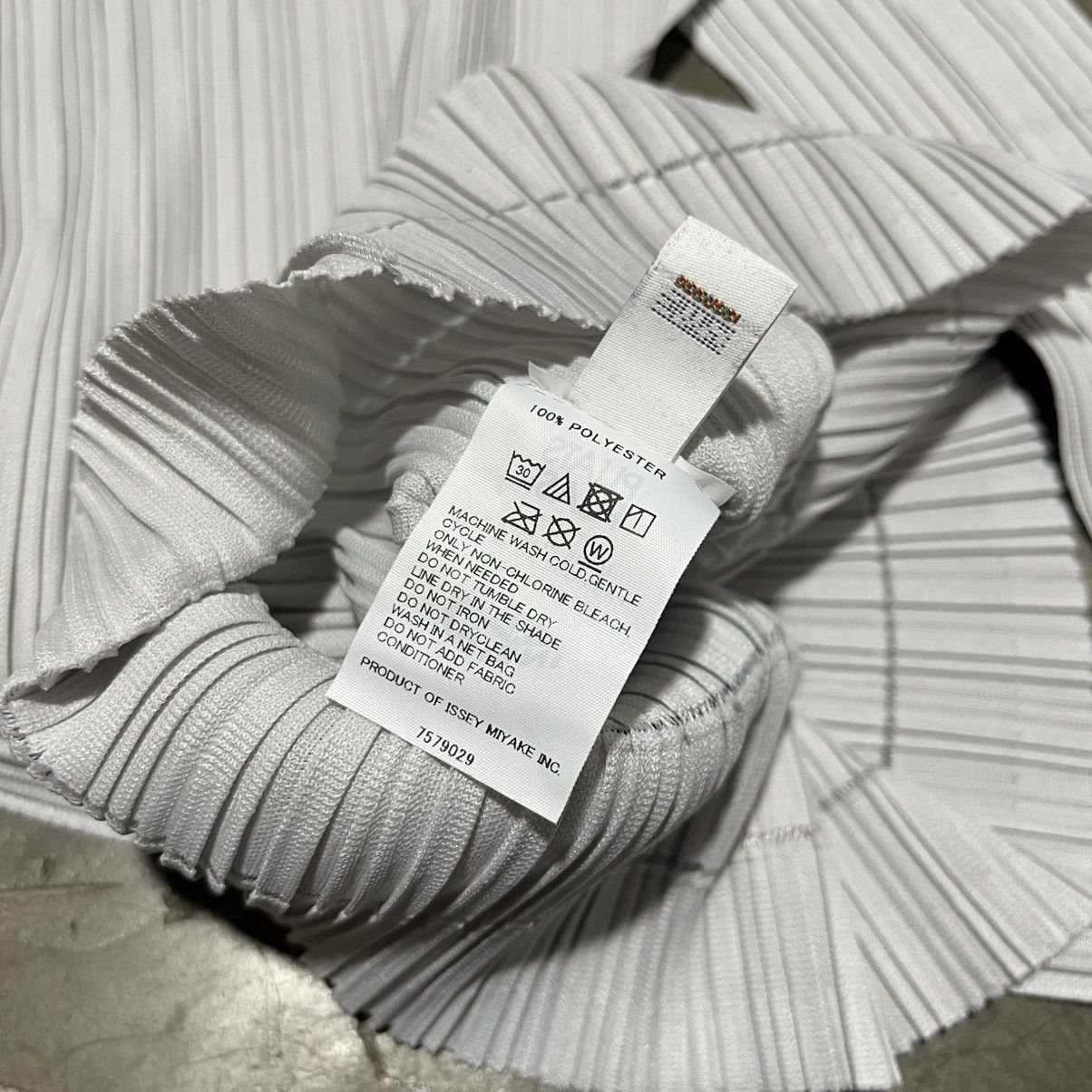 Homme Plisse Issey Miyake × Issey Miyake × Pleats Please Issey Miyake ISSEY MIYAKE SOFT PLEATS LONG SLEEVED TOP IN GREY Size ONE SIZE - 11 Thumbnail