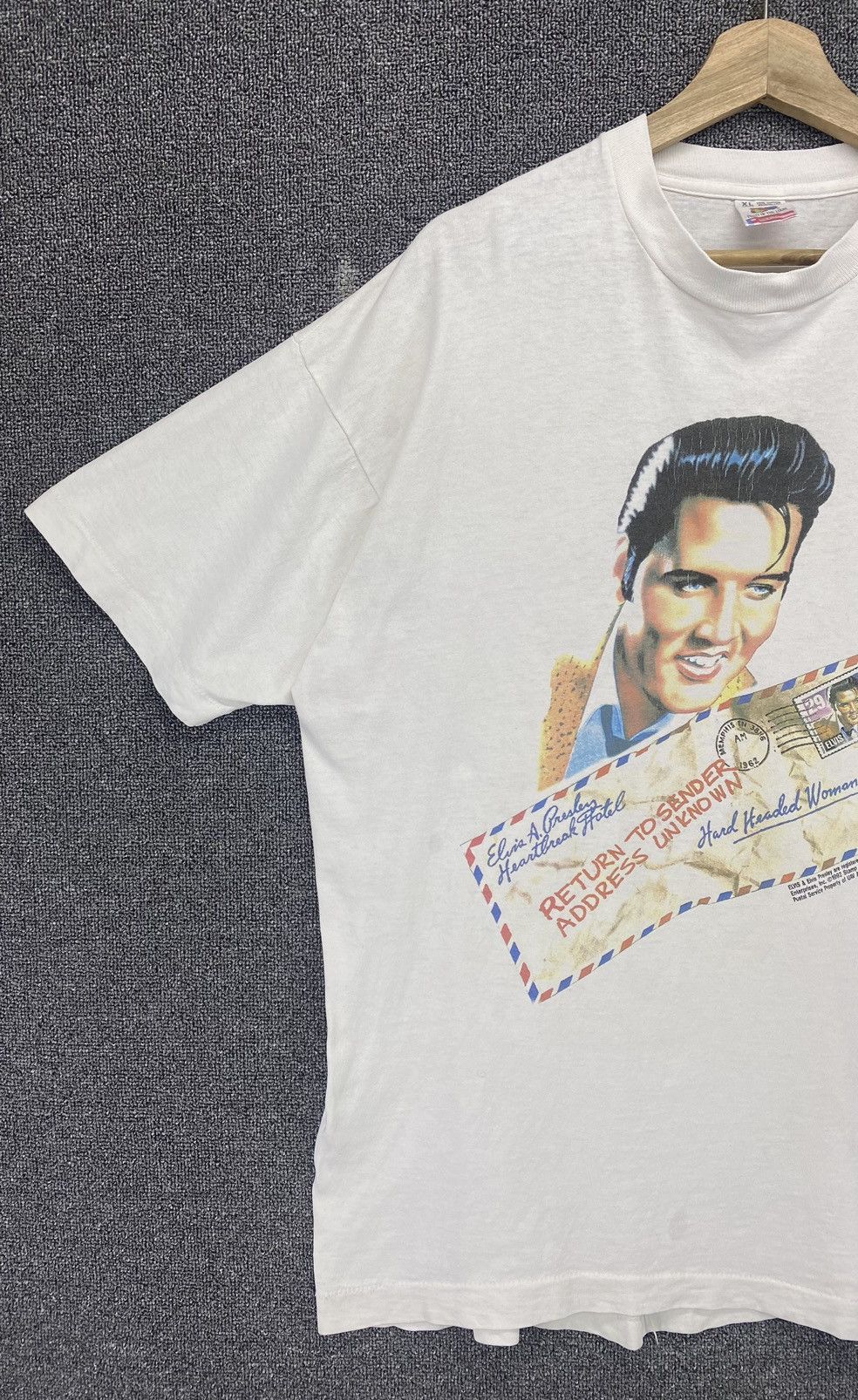 Band Tees Vintage Elvis Presley Punk Rock Band Tee T Shirts Size US XL / EU 56 / 4 - 3 Thumbnail