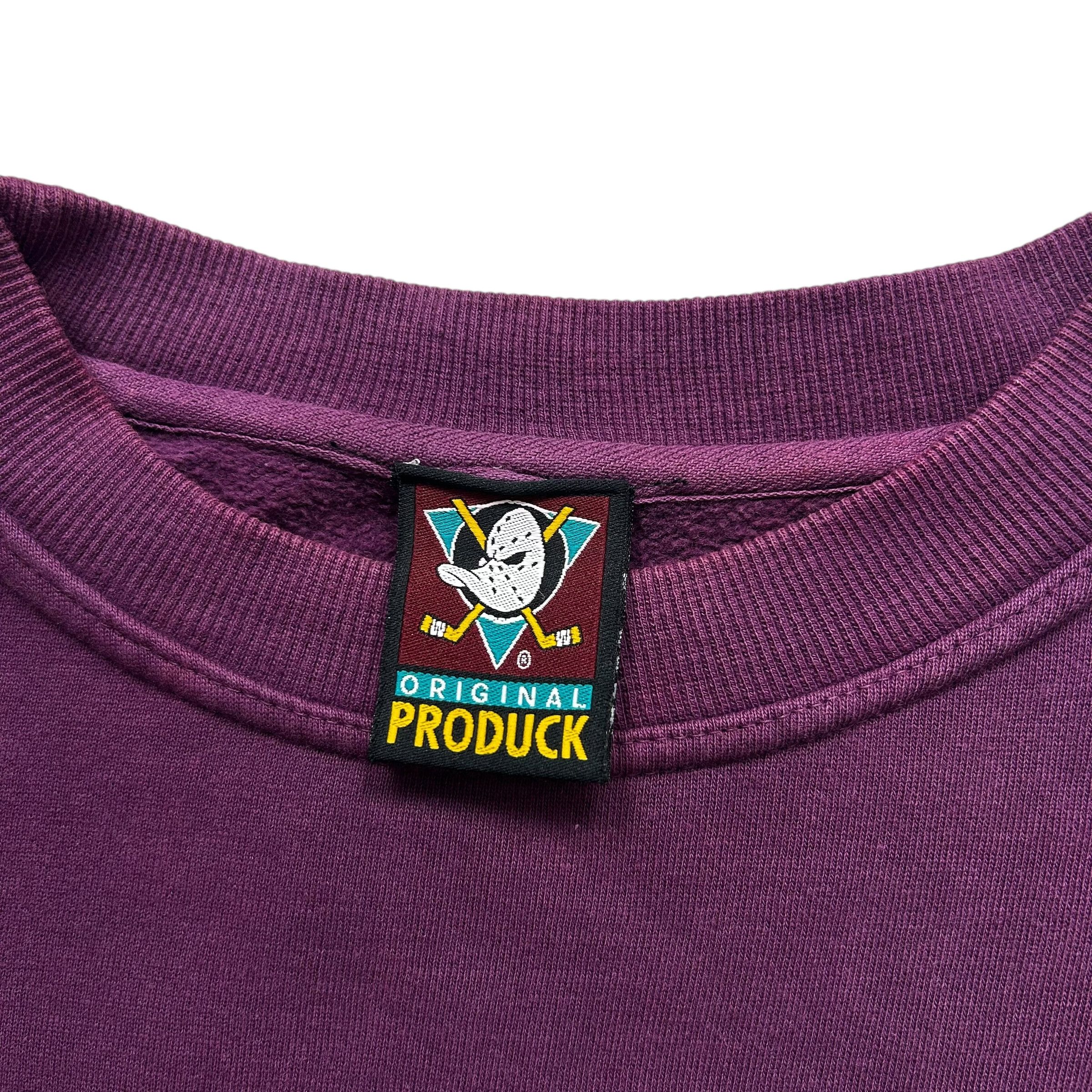 NHL VTG 90s ANAHEIM MIGHTY DUCKS LOGO OFFICIAL SWEATSHIRT L Size US L / EU 52-54 / 3 - 3 Thumbnail