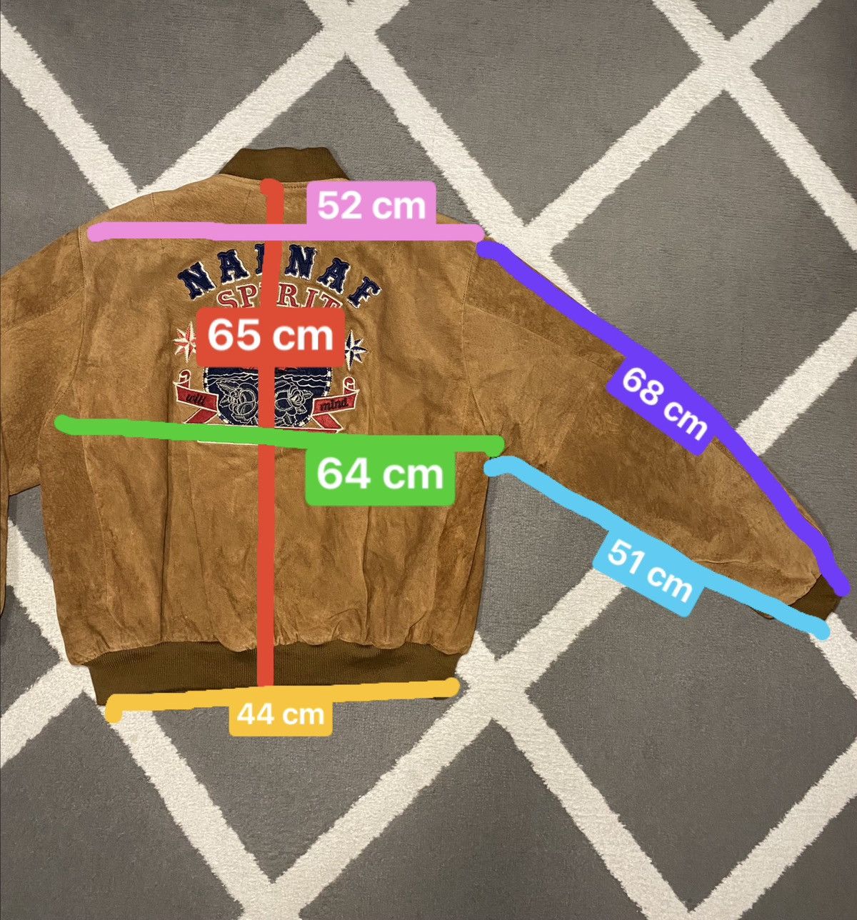 Vintage Vintage 90’s Genuine Leather Bomber Jacket Boxy Fit Size US M / EU 48-50 / 2 - 15 Thumbnail