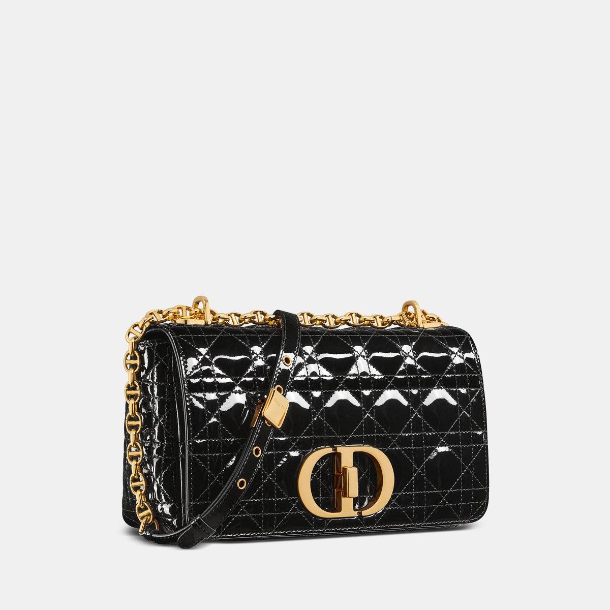 Dior o1bcso1str0226 Size:OS/Medium Caro Bag in Black Size ONE SIZE - 1 Thumbnail