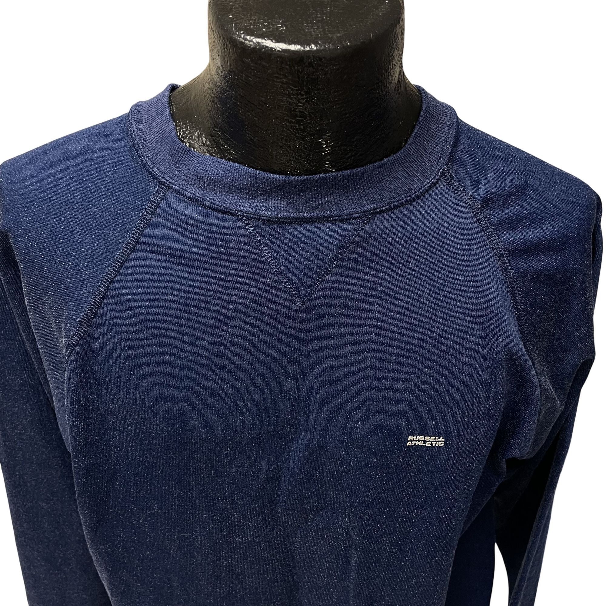 Russell Athletic Vtg Russell Athletic Heather Blue Workout Gym Sweatshirt Size US XL / EU 56 / 4 - 8 Thumbnail