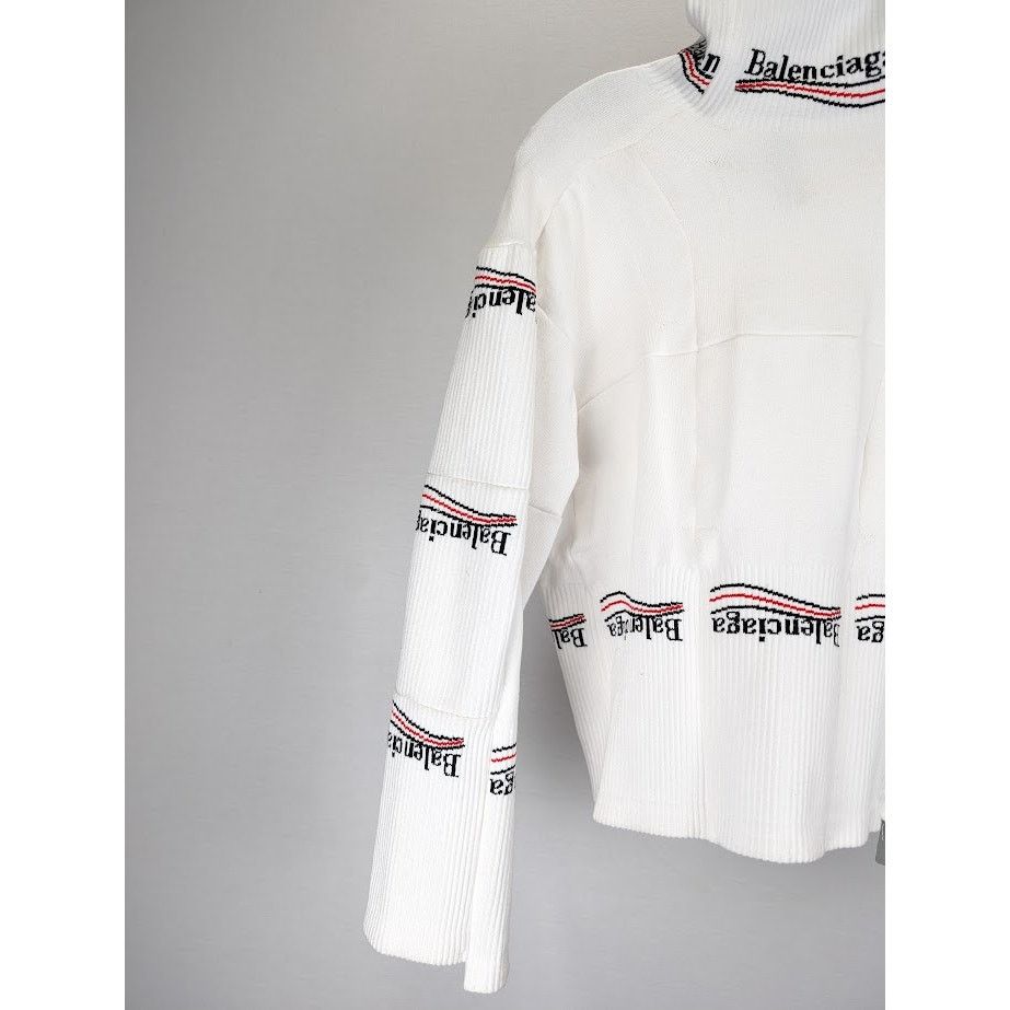 Balenciaga o1rshd1 Socks Jumper Political Tennis Socks in White Size US S / EU 44-46 / 1 - 5 Thumbnail