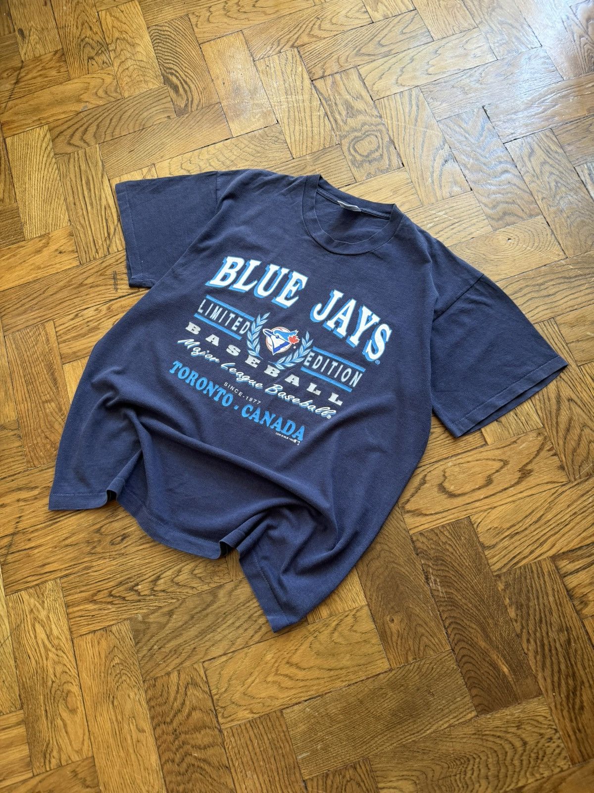 MLB × Vintage Vintage Totonto Blue Jays 1992 Baseball USA 🇺🇸 Tee Size US XL / EU 56 / 4 - 1 Thumbnail