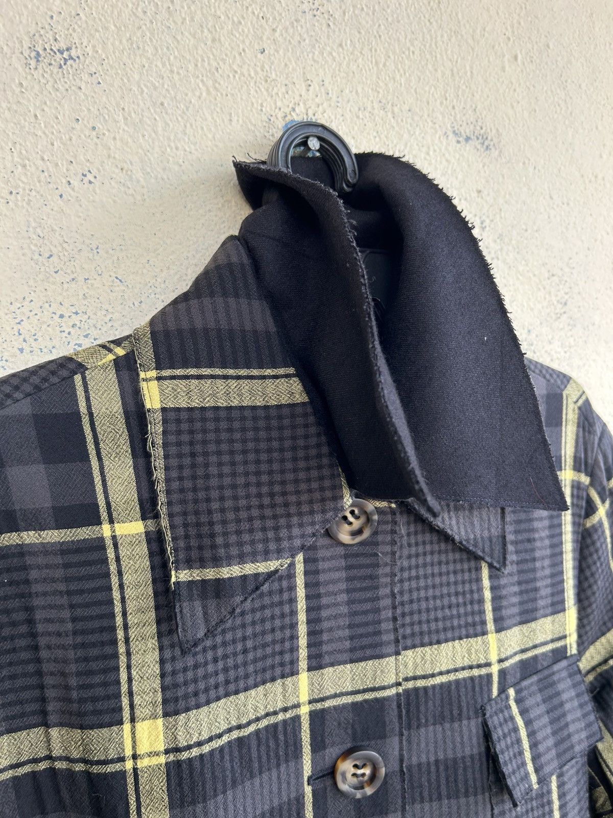 Missoni Missoni Virgin Wool Checkered Long Coat Size US S / EU 44-46 / 1 - 8 Thumbnail