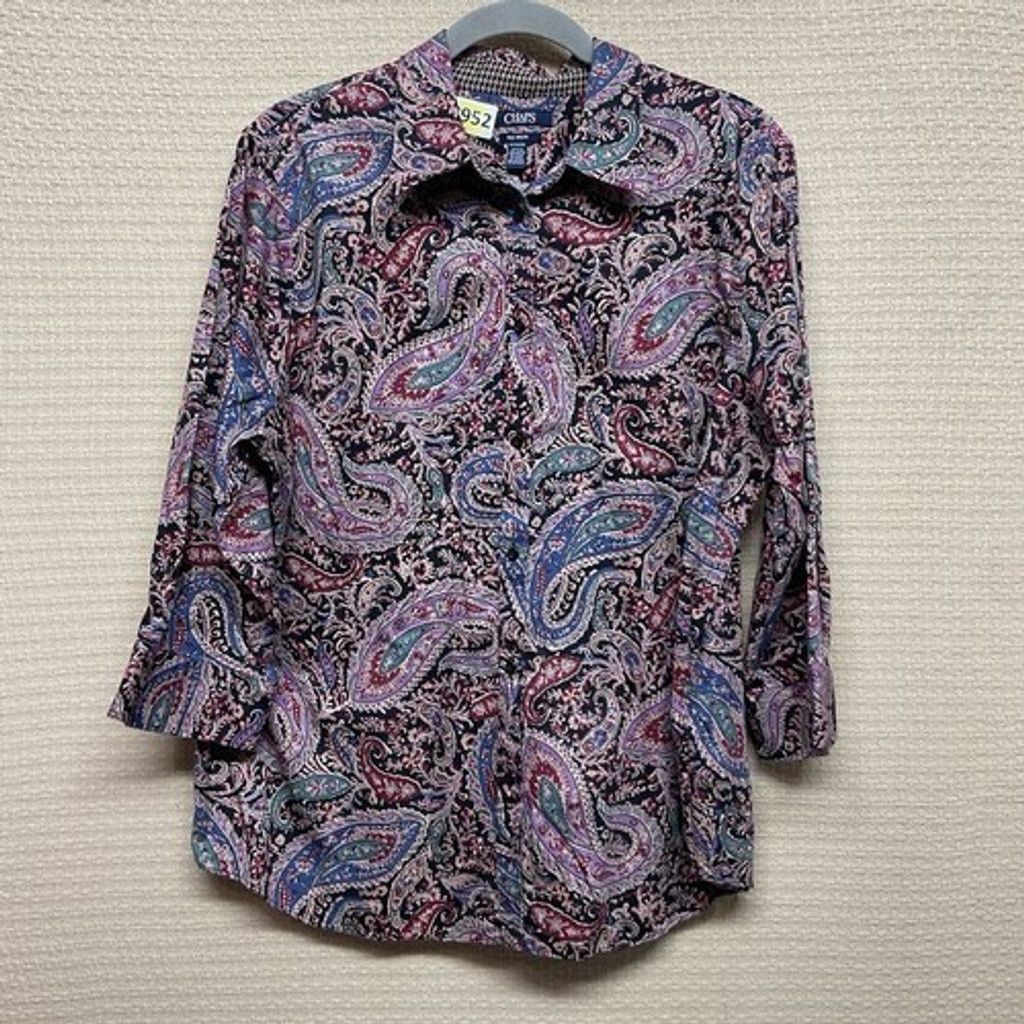 Chaps Chaps Flip Cuffs NoIron Heritage Shirt Women Plus Size 1X Size XL / US 12-14 / IT 48-50 - 4 Thumbnail