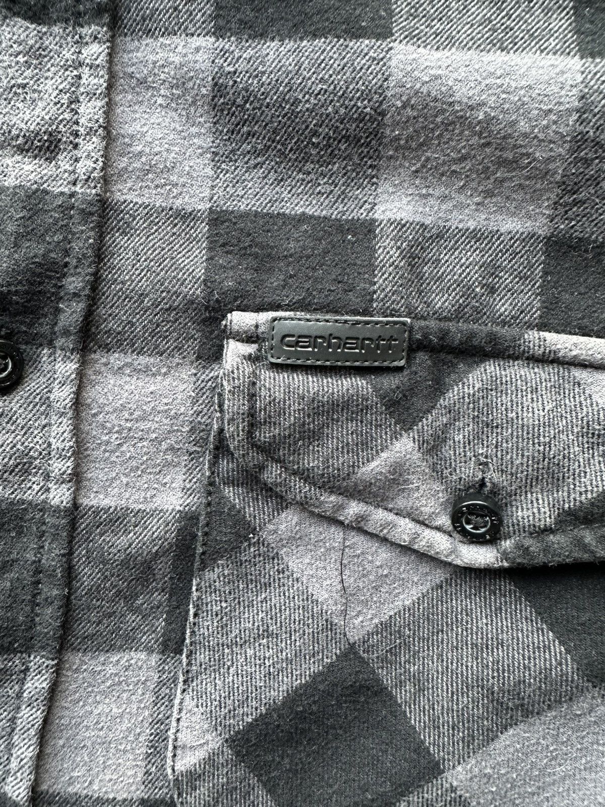 Carhartt × Vintage Vintage Carhartt L/S Jack Flannel Plaid Shirt Size US M / EU 48-50 / 2 - 5 Thumbnail