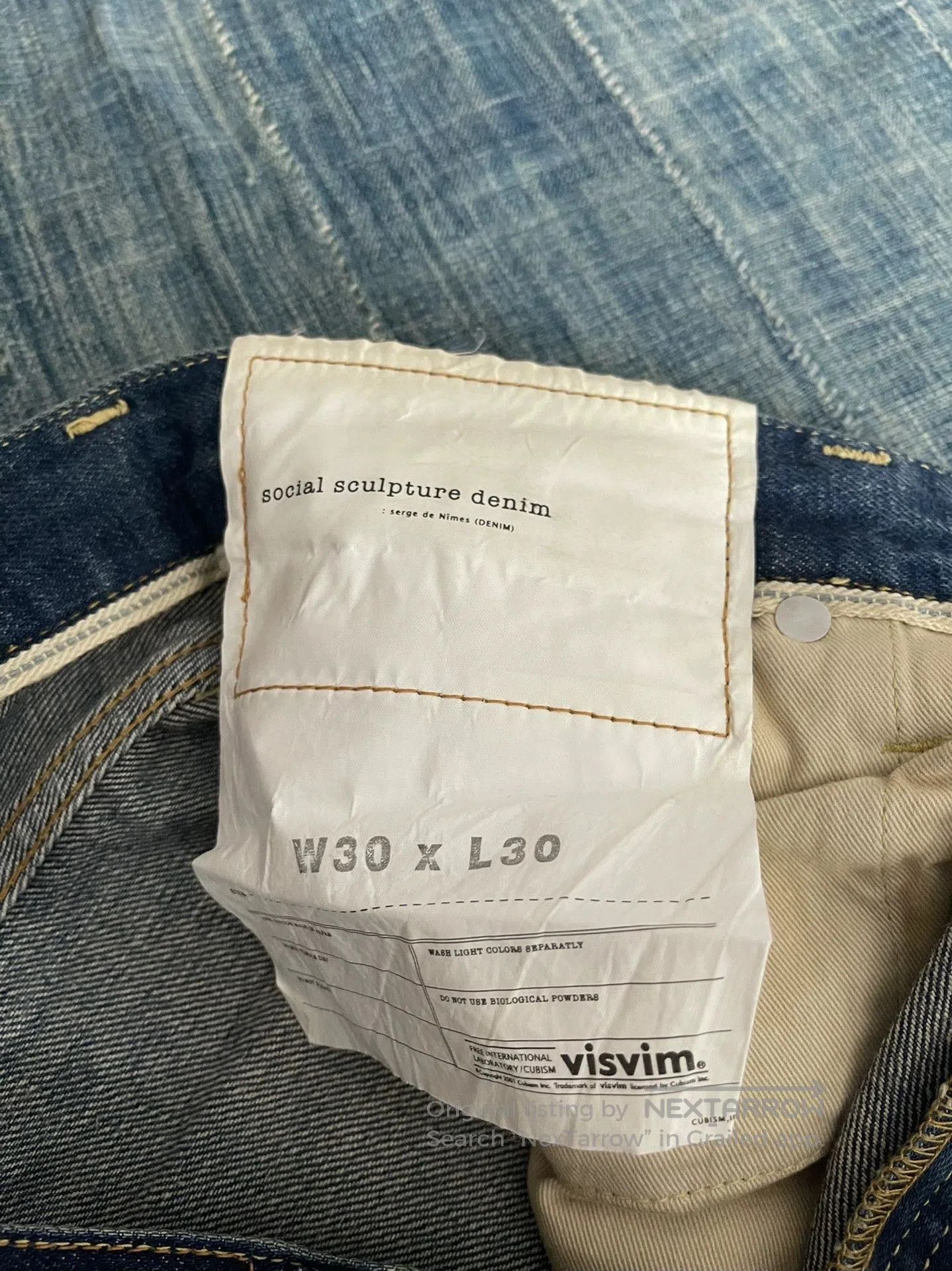 Visvim visvim Social Sculpture Denim 01.2D10 Kofu. Size US 30 / EU 46 - 3 Thumbnail