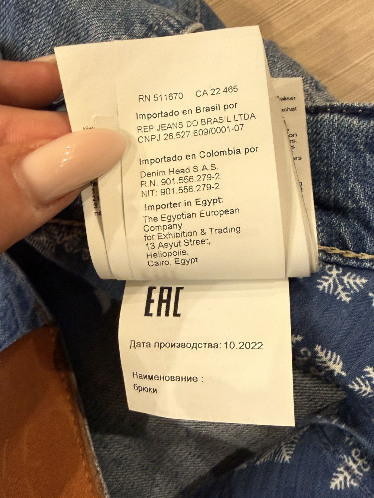 Replay Replay Sandot Relaxed Tapered Distressed Blue Jeans W33 L30 Size US 33 - 12 Thumbnail