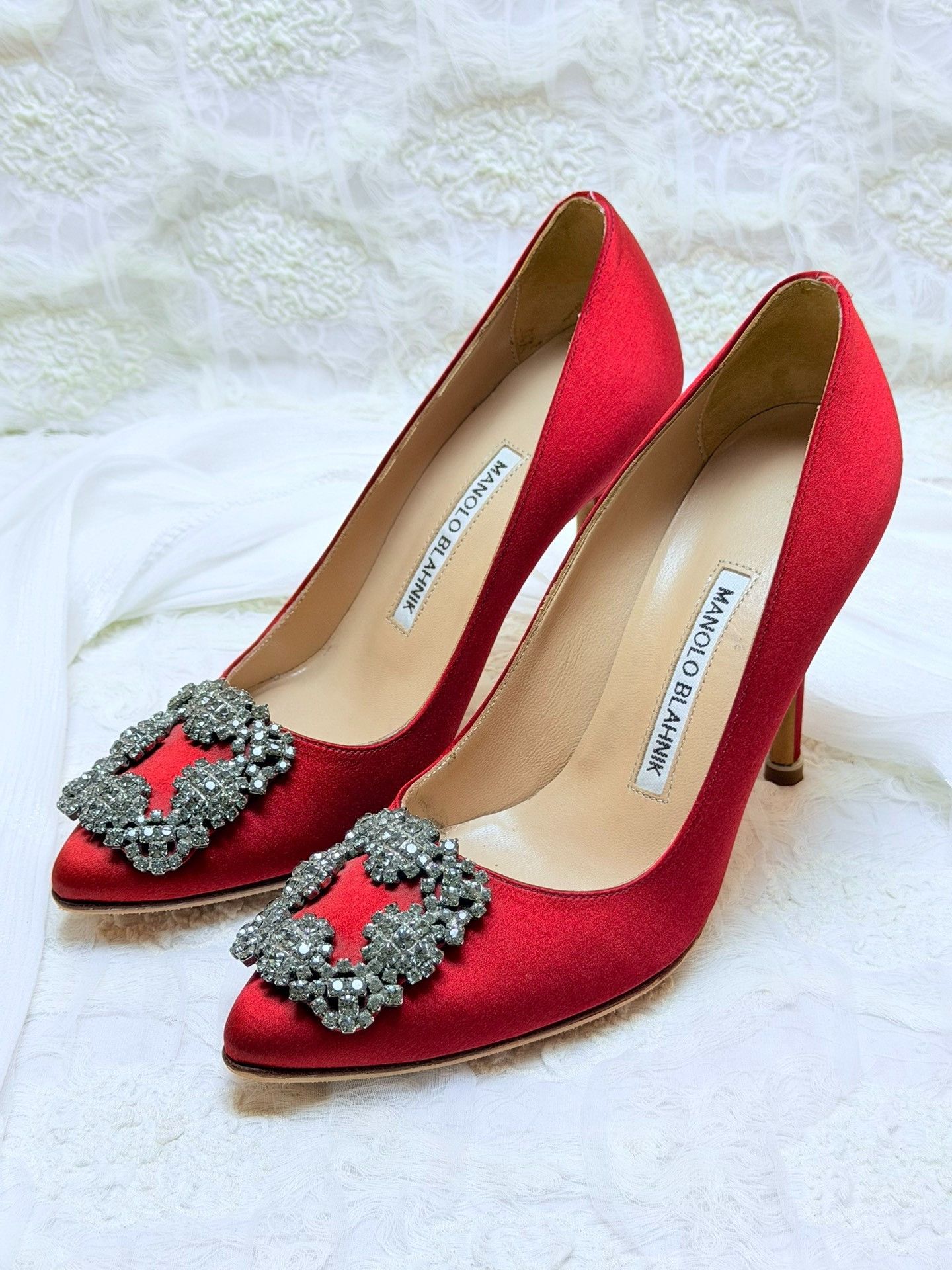 Manolo Blahnik Manolo Blahnik Red Lowtop Sneakers us_5 Women Size US 5 / IT 35 - 1 Thumbnail