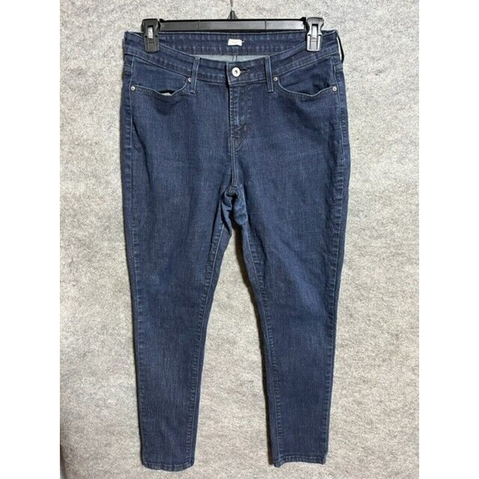 Levi's Levi's Legging Skinny Jeans Womens 14M 32x32 Dark Wash Denim Size 36" / US 14 / IT 50 - 1 Thumbnail