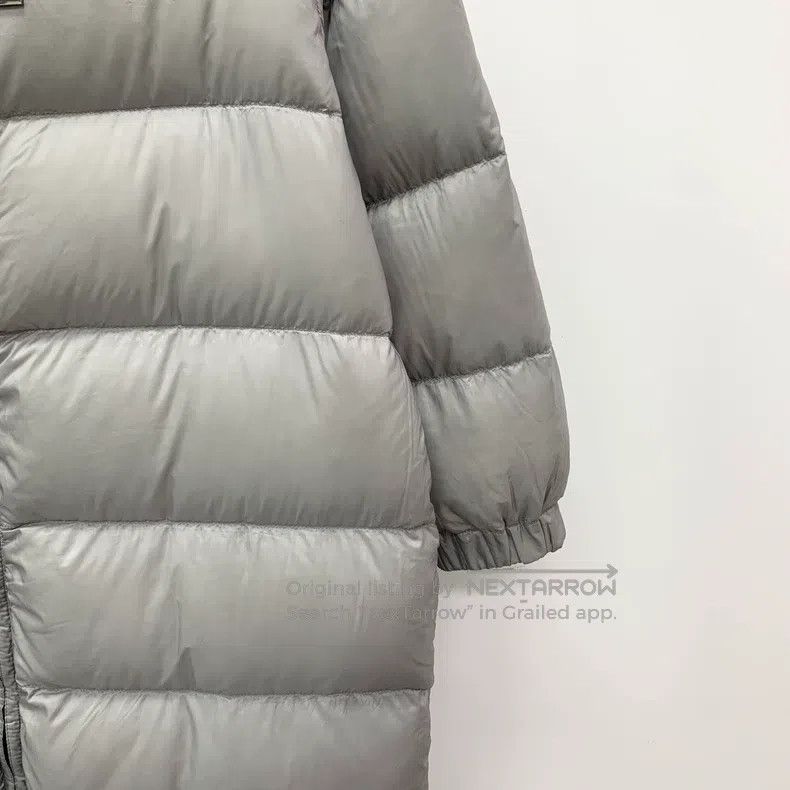 Max Mara Max Mara Grey Hooded Drawstring Zipper Long-Sleeve Down Ja Size XS / US 0-2 / IT 36-38 - 4 Thumbnail