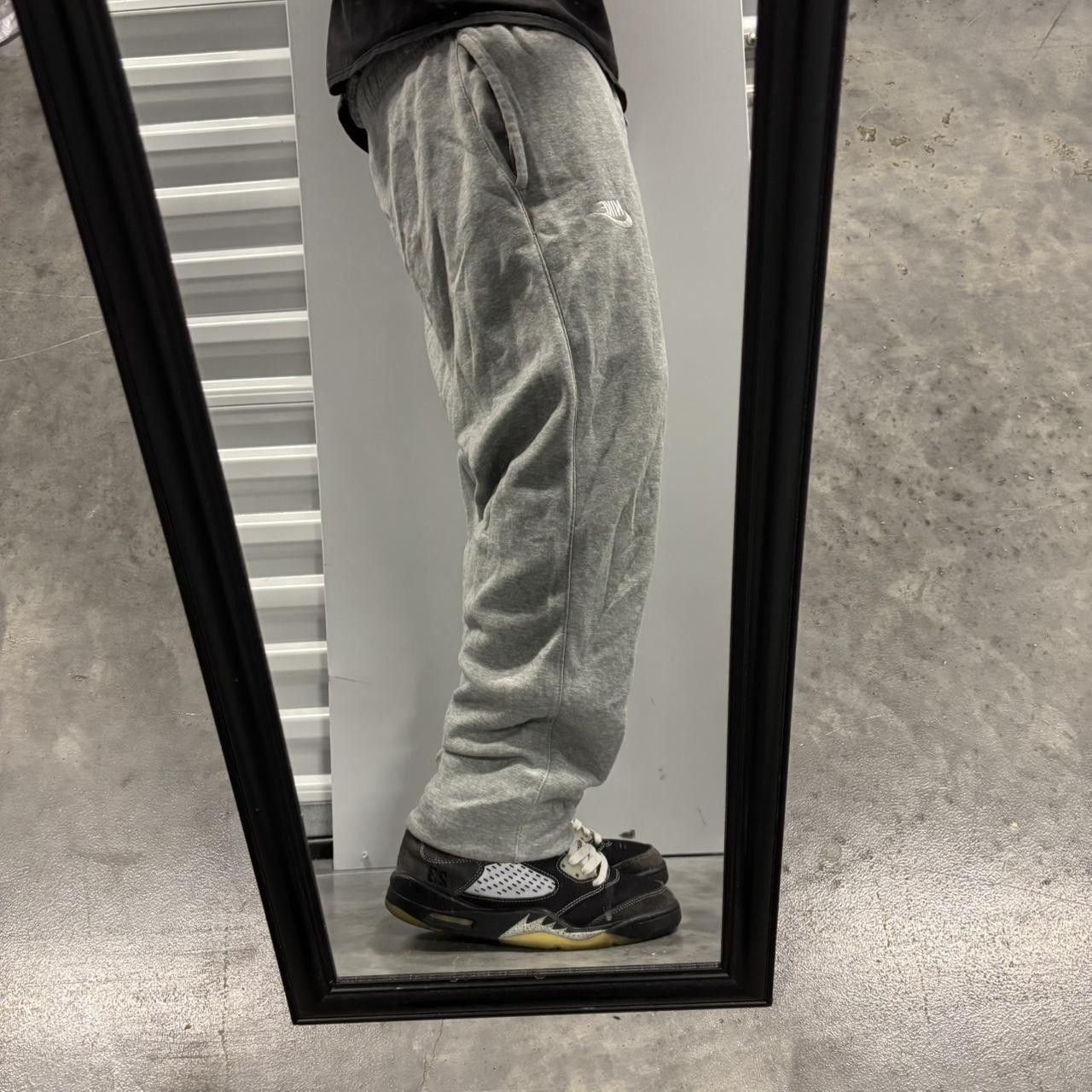 Nike × Vintage Crazy Vintage Y2K/2000s Light Grey Nike Streetwear Essential Sweatpants! Size US 32 / EU 48 - 2 Thumbnail