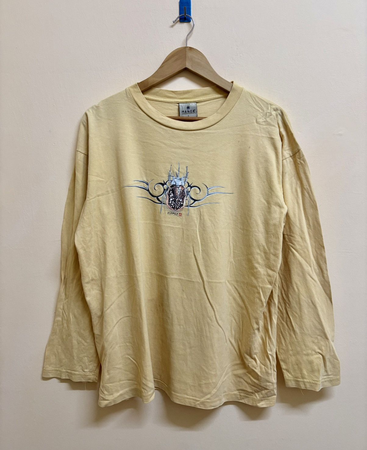 Vintage Vintage Manga Long Sleeve Streetwear Skateboard Size US L / EU 52-54 / 3 - 1 Thumbnail