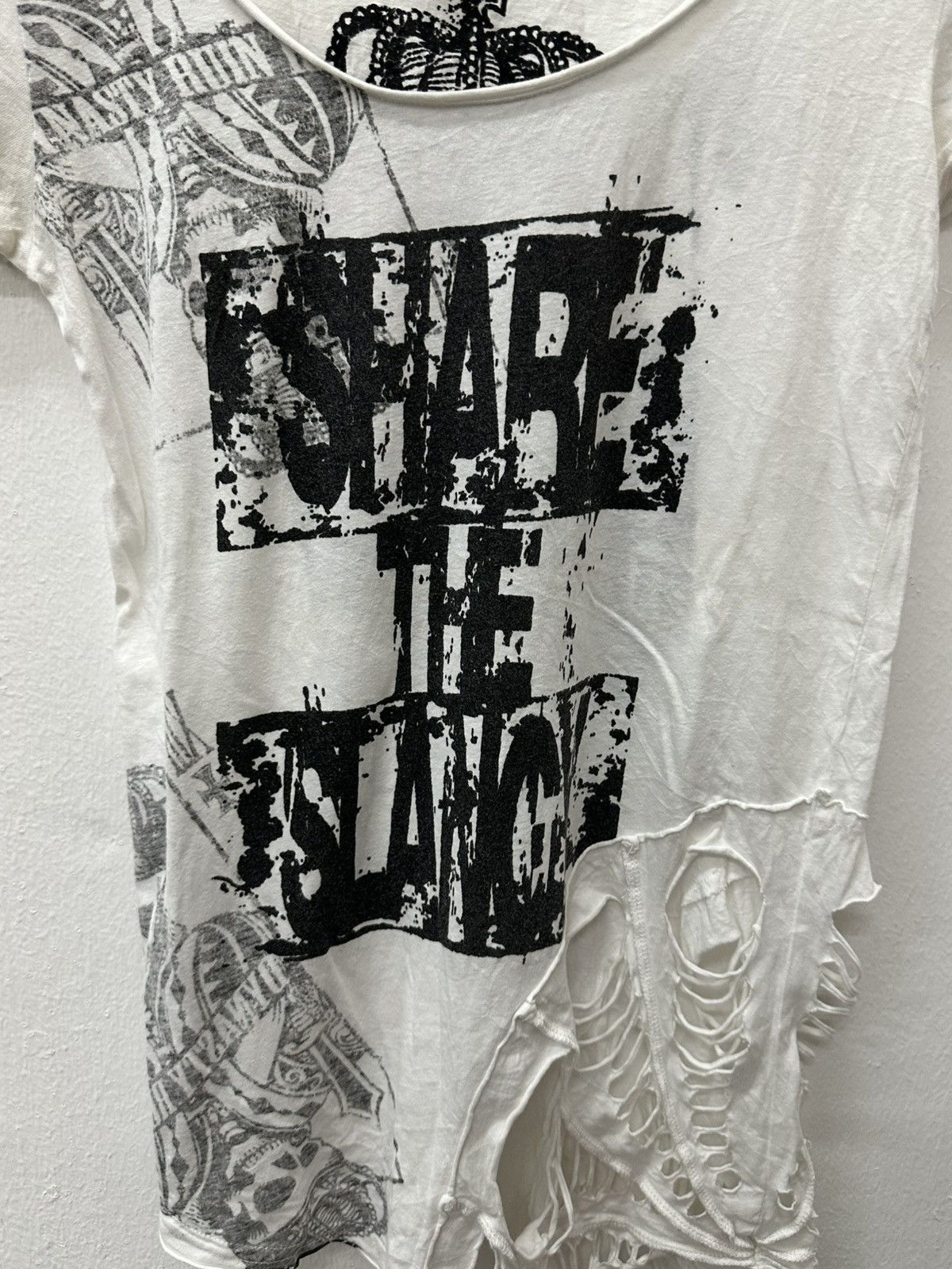 If Six Was Nine Vkei Fashion i6w9 Distressed Shirt “Jiggy Another Ground‘’ Size US M / EU 48-50 / 2 - 5 Thumbnail