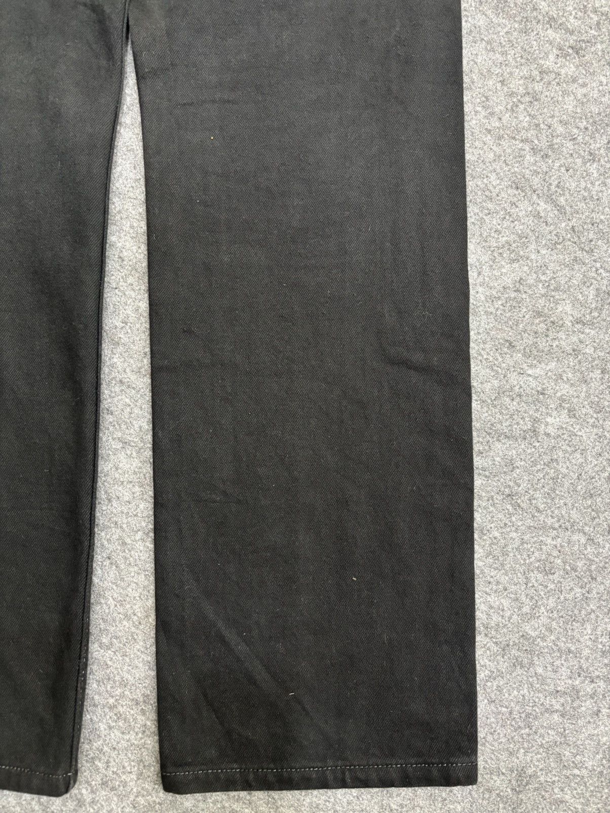 Levi's Vintage Clothing 💥90s💥Vintage Levis 501 Original Cut Superblack Denim F605 Size US 31 - 16 Thumbnail