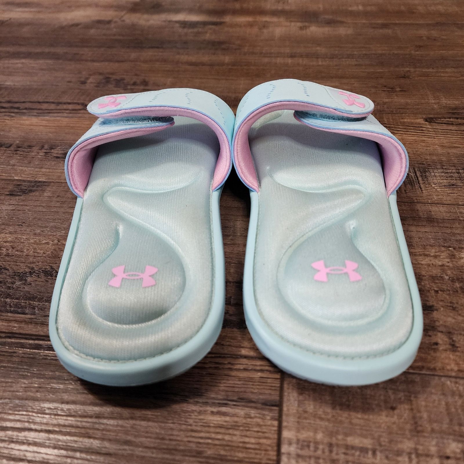 Under Armour Under Armour Ignite IX W SZ 7 blue pink slides Pre-owned SH2 Size US 7 / IT 37 - 2 Thumbnail