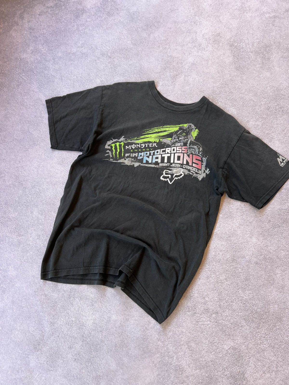 Fox Racing Vintage FOX Racing “Motocross of Nations” Tee (2011) Size US M / EU 48-50 / 2 - 2 Thumbnail