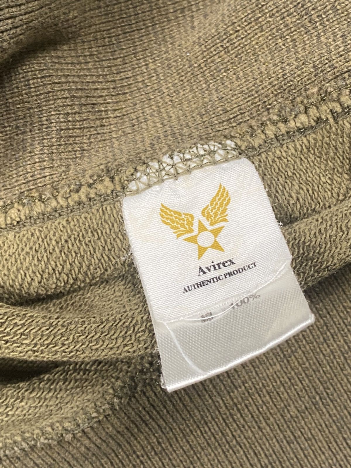 Avirex Vintage Avirex Distressed Zipper Sweater Jacket Size US M / EU 48-50 / 2 - 9 Thumbnail