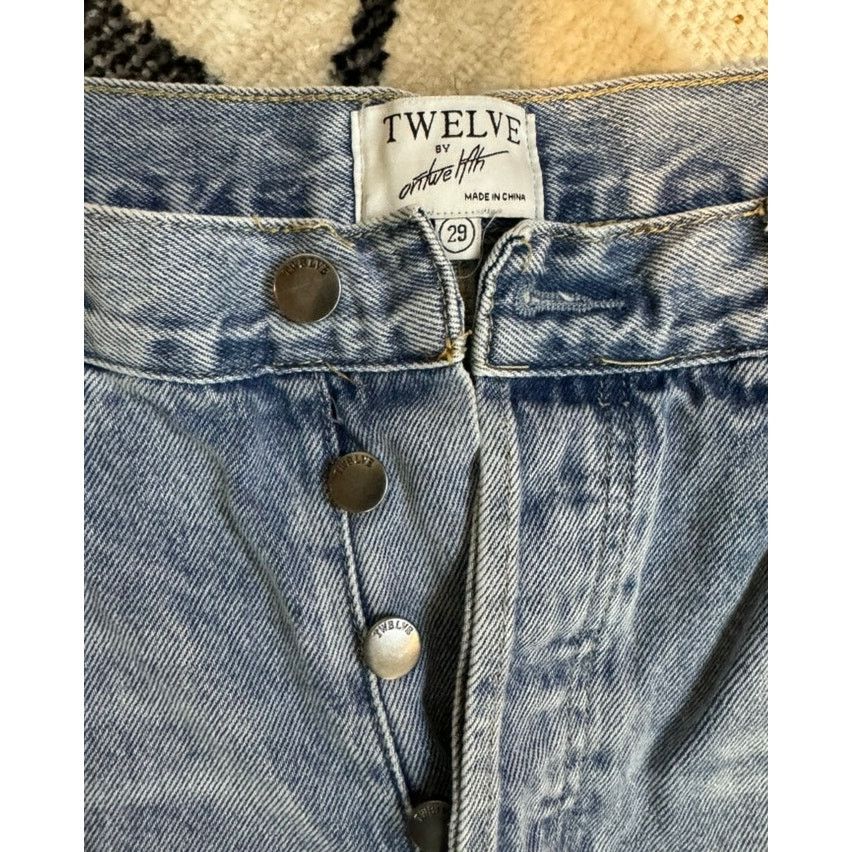 Other Twelve by on Twelth distressed mom jean Women's 29 Size 30" / US 8 / IT 44 - 2 Thumbnail