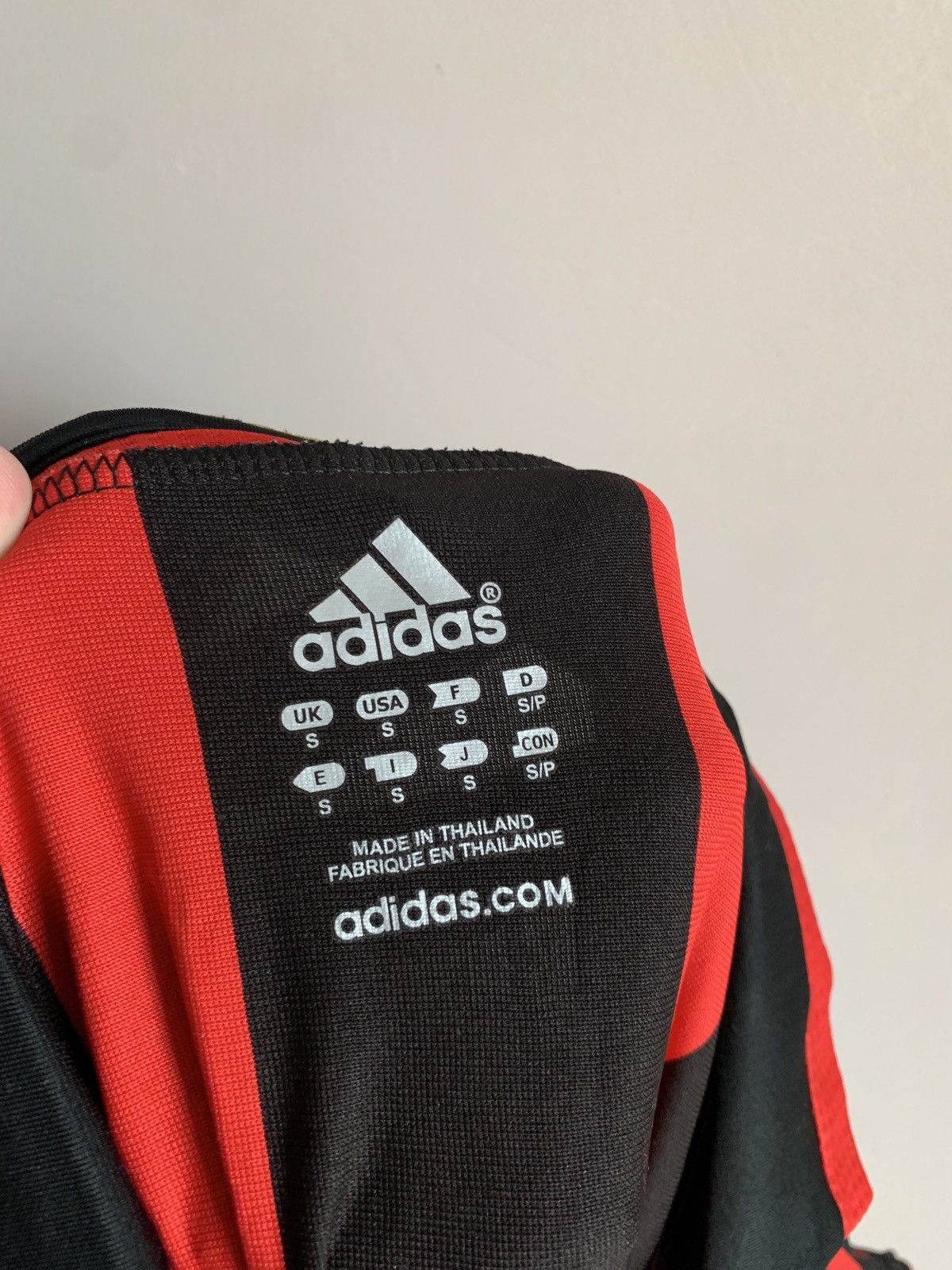 Adidas Ac Milan 2007 Home Football Shirt Adidas Soccer KAKA #22 Size US S / EU 44-46 / 1 - 8 Thumbnail