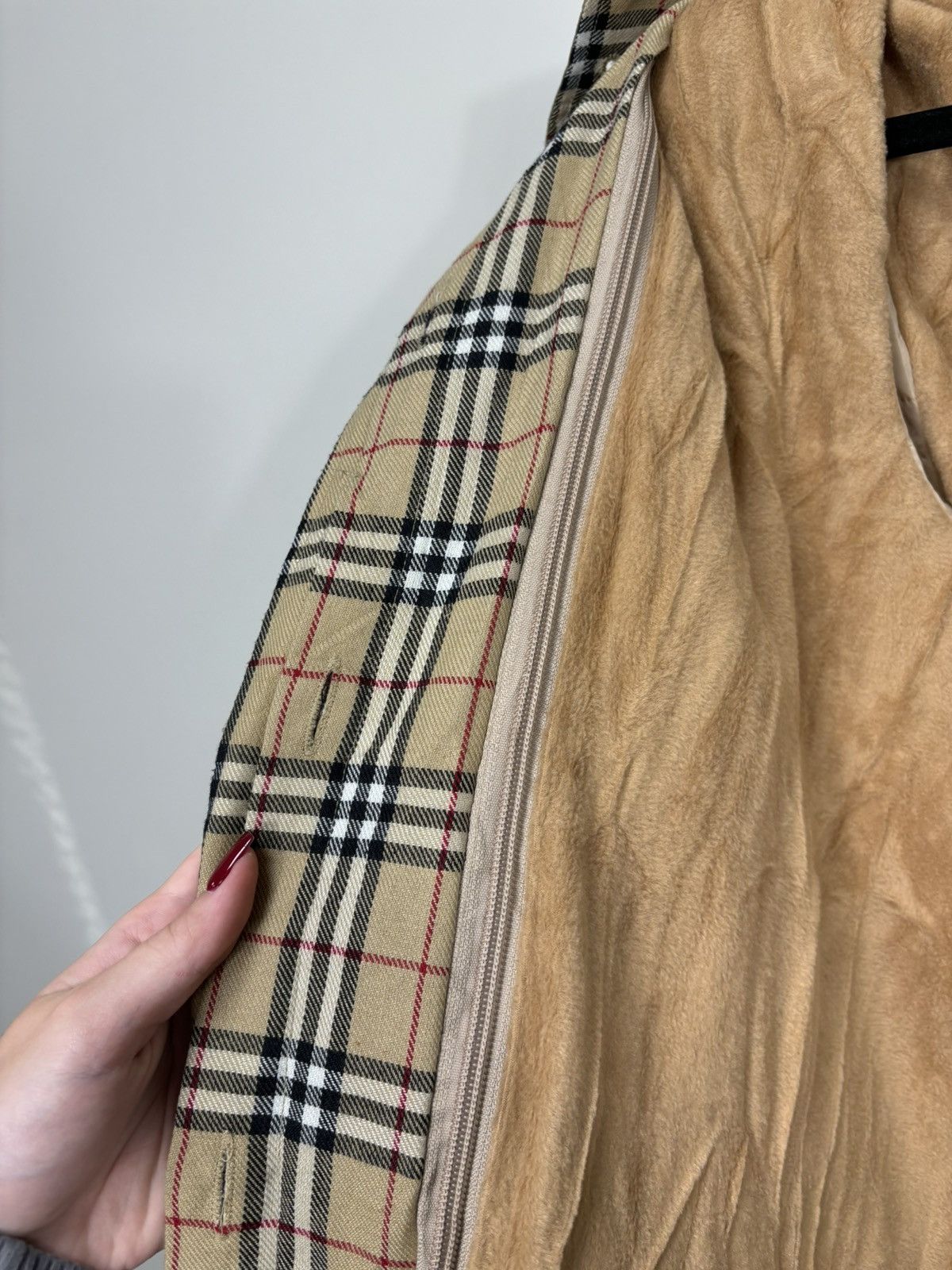 Burberry Vintage Burberry Nova Check Classic Belted Hooded Coat Size US L / EU 52-54 / 3 - 17 Thumbnail
