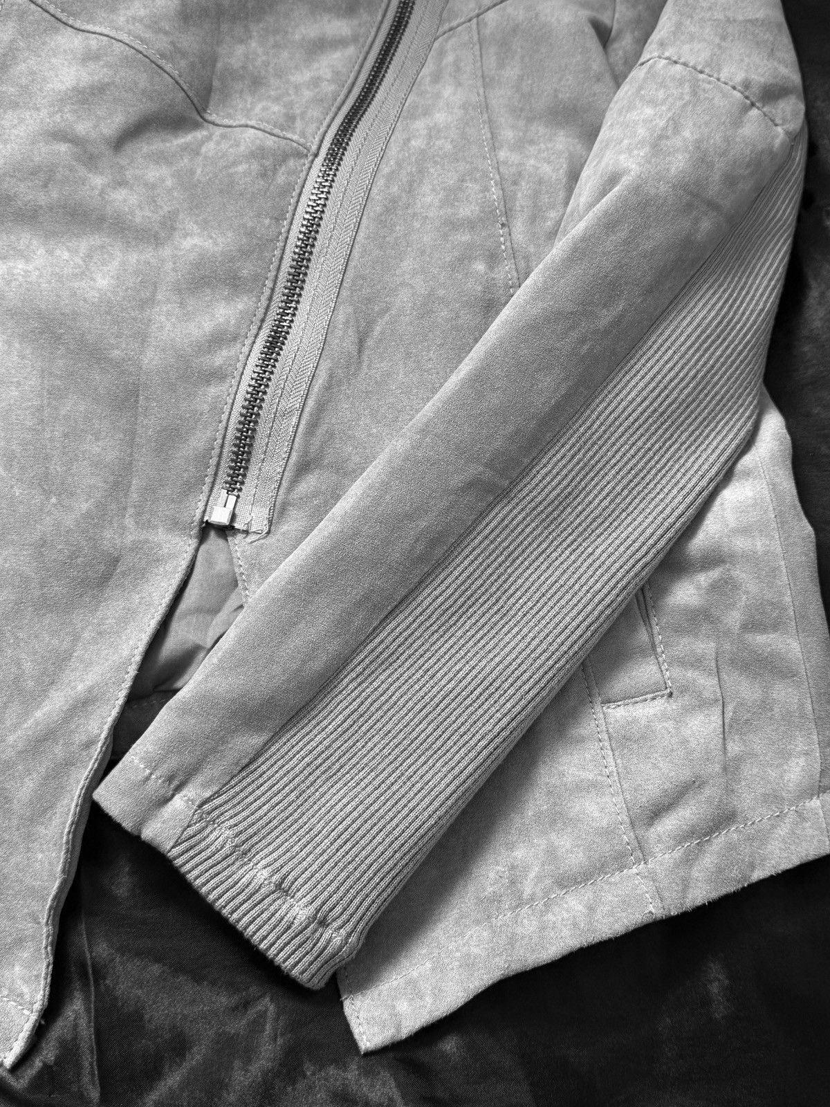 Japanese Brand × Vintage Vintage leather asymmetric avant-garde biker Size S / US 4 / IT 40 - 5 Thumbnail
