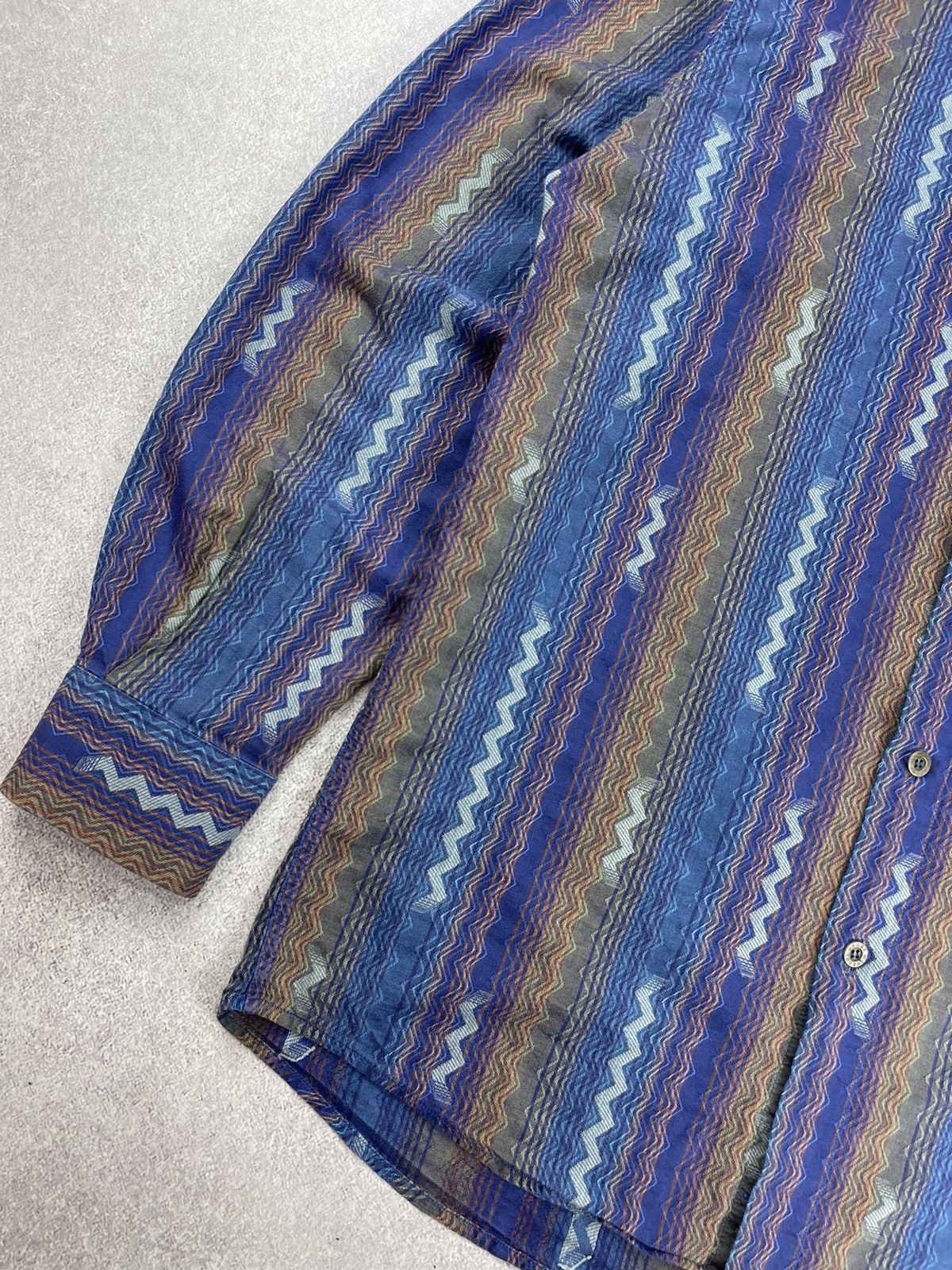 Missoni Vintage Missoni Sport Long Sleeve Shirt Size 52 Size US L / EU 52-54 / 3 - 3 Thumbnail