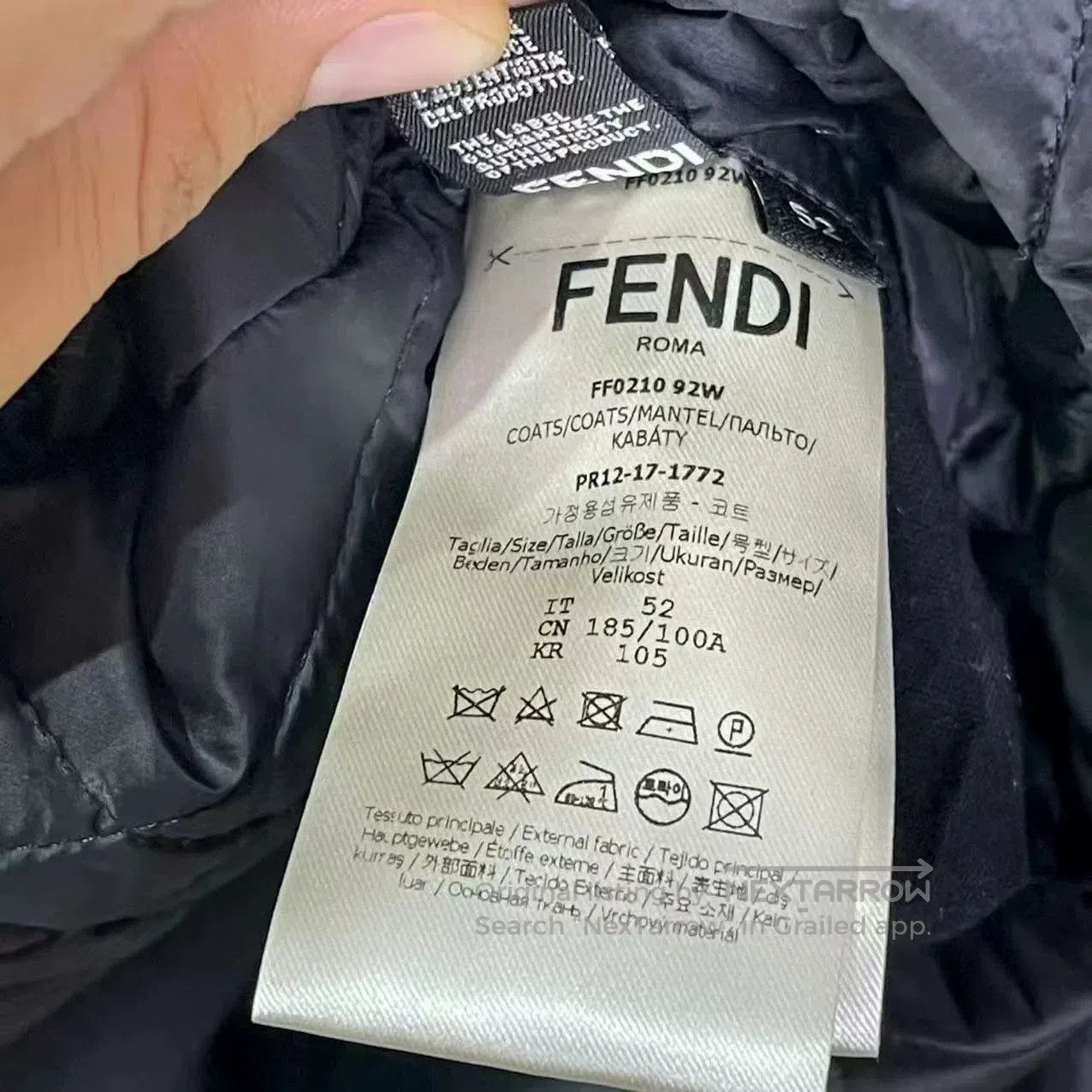 Fendi Fendi Two. Size US XL / EU 56 / 4 - 4 Thumbnail