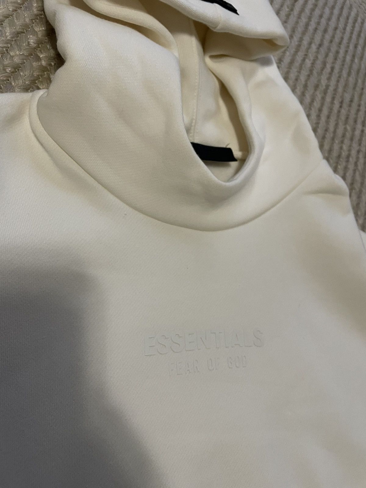 Essentials × Fear of God Fear of God Essentials Hoodie Cloud Dancer White size Large Size US L / EU 52-54 / 3 - 2 Thumbnail