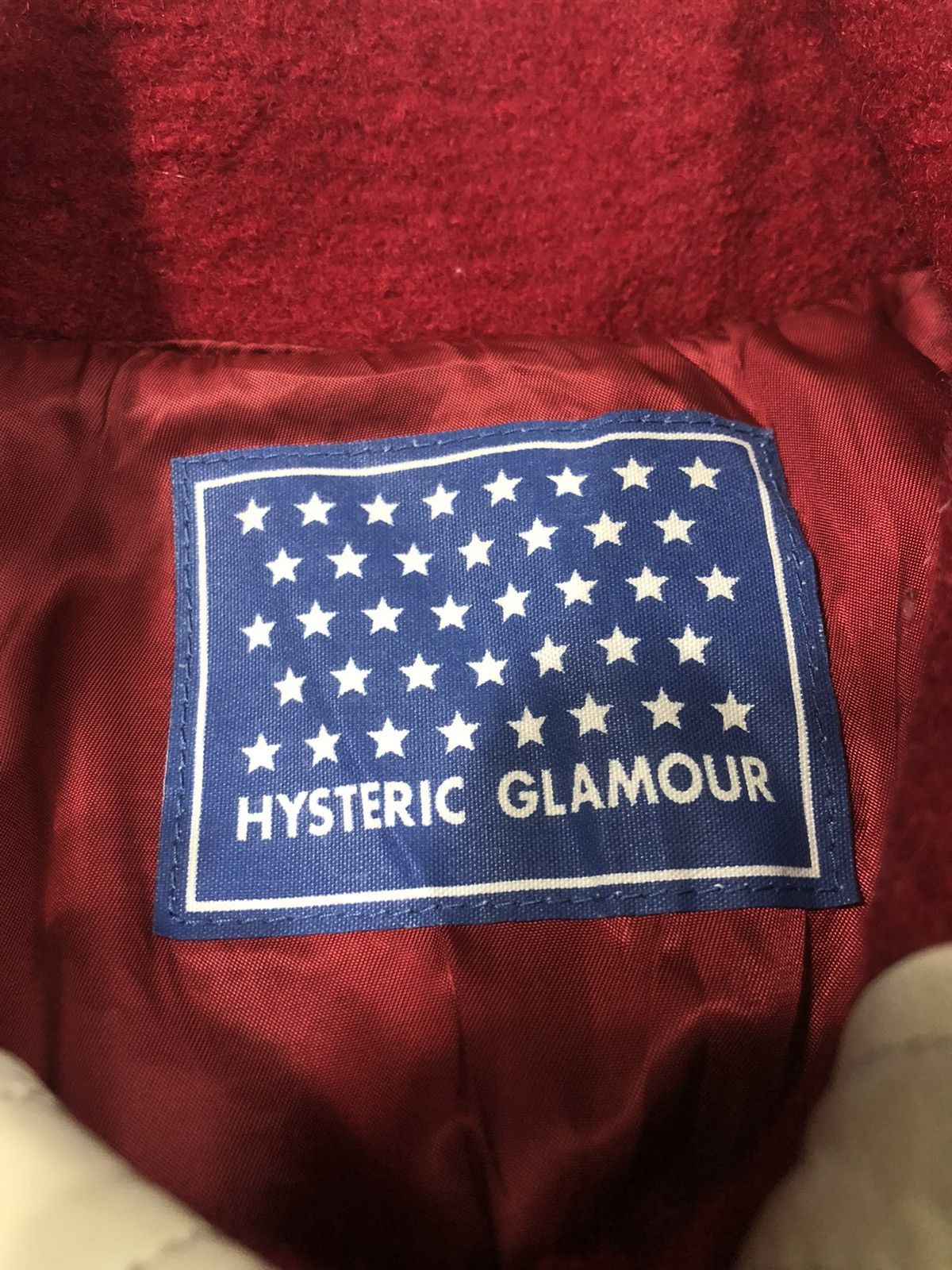 Hysteric Glamour VINTAGE HEAVY HYSTERIC TEDDY VARSITY WOOL JCKET Size US M / EU 48-50 / 2 - 5 Thumbnail