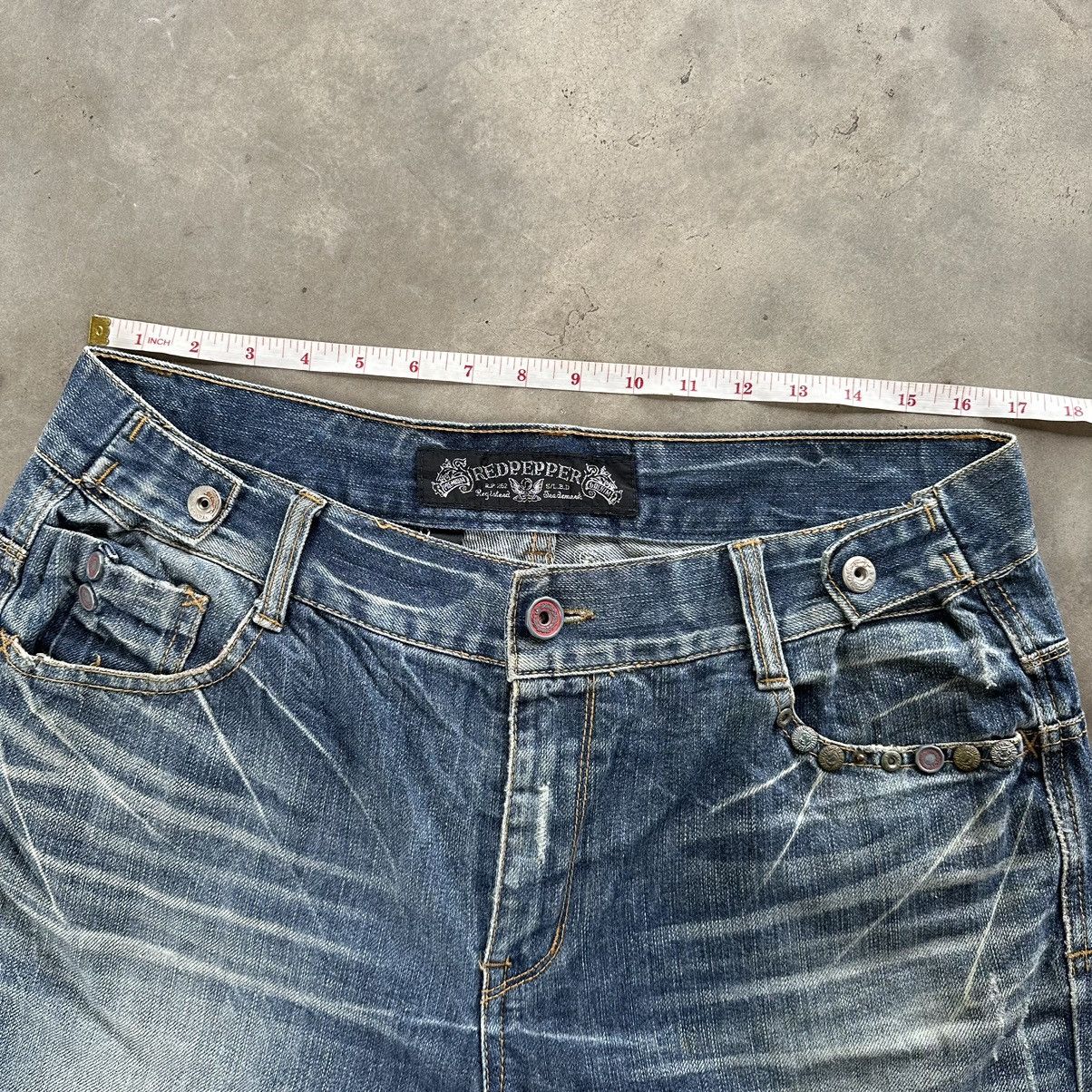 Japanese Brand Vintage Japanese PUNK Raw Faded Denim Jean Japan Size 34 Size US 34 / EU 50 - 6 Thumbnail