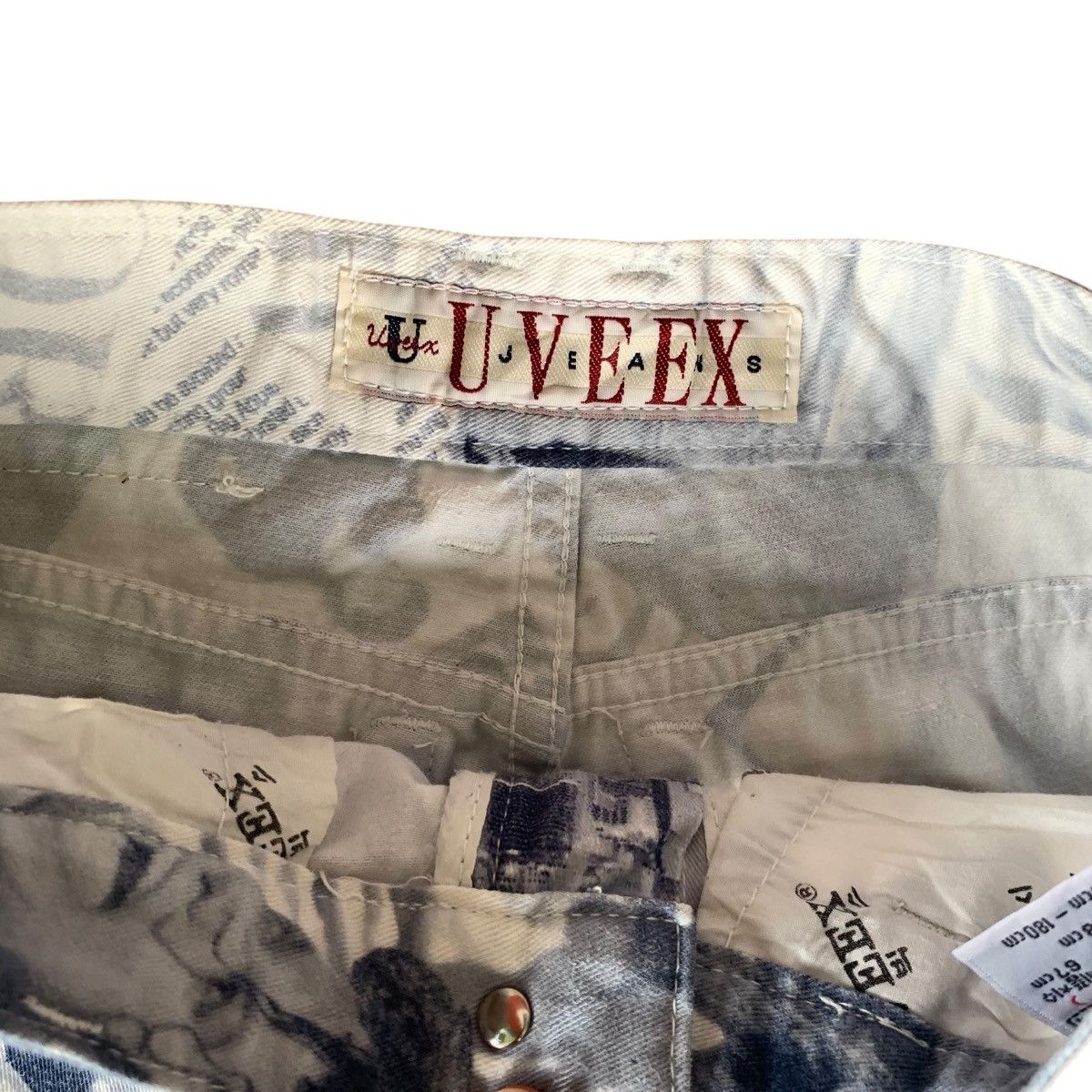 If Six Was Nine × Japanese Brand Uveex jeans Flare pants full print michael jackson art Size US 26 / EU 42 - 7 Thumbnail