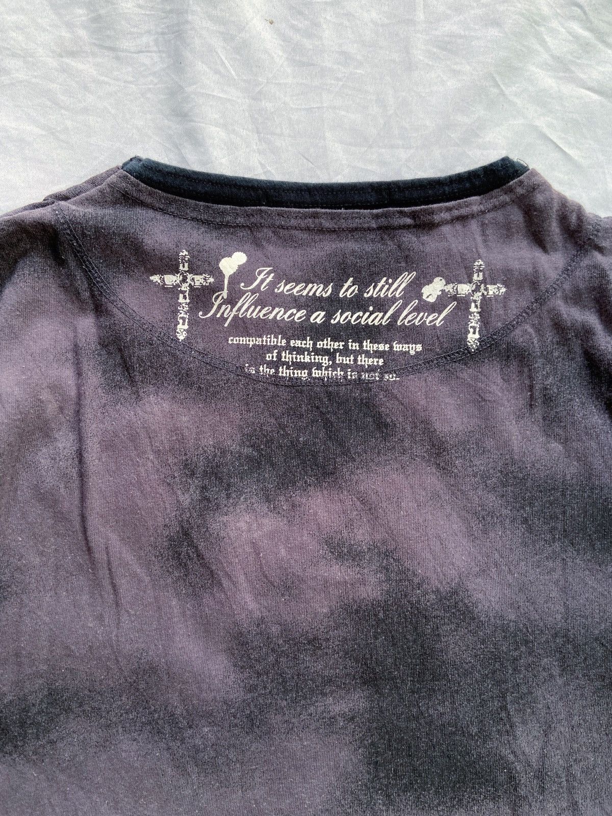 Isamu Katayama Backlash BEAUMERE DOUBLE LAYER PUNK ARISTOCRATIC QUOTES TEE Size US L / EU 52-54 / 3 - 9 Thumbnail