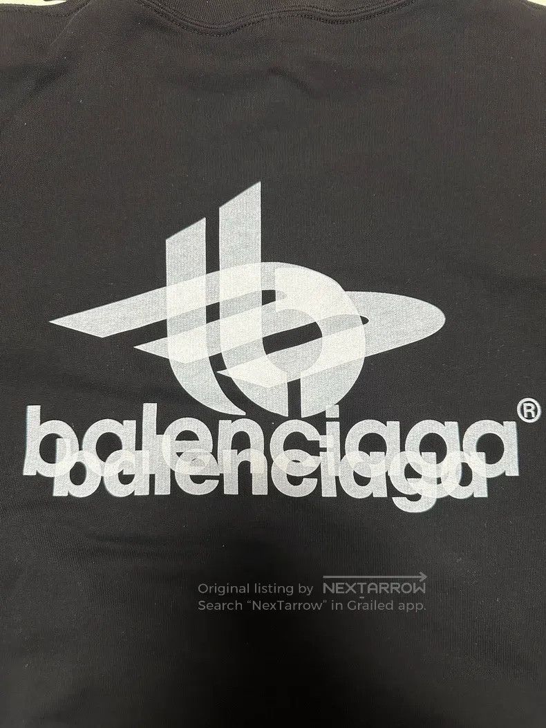 Balenciaga Balenciaga Printed Note Overlap Sweatshirt Size US S / EU 44-46 / 1 - 2 Thumbnail