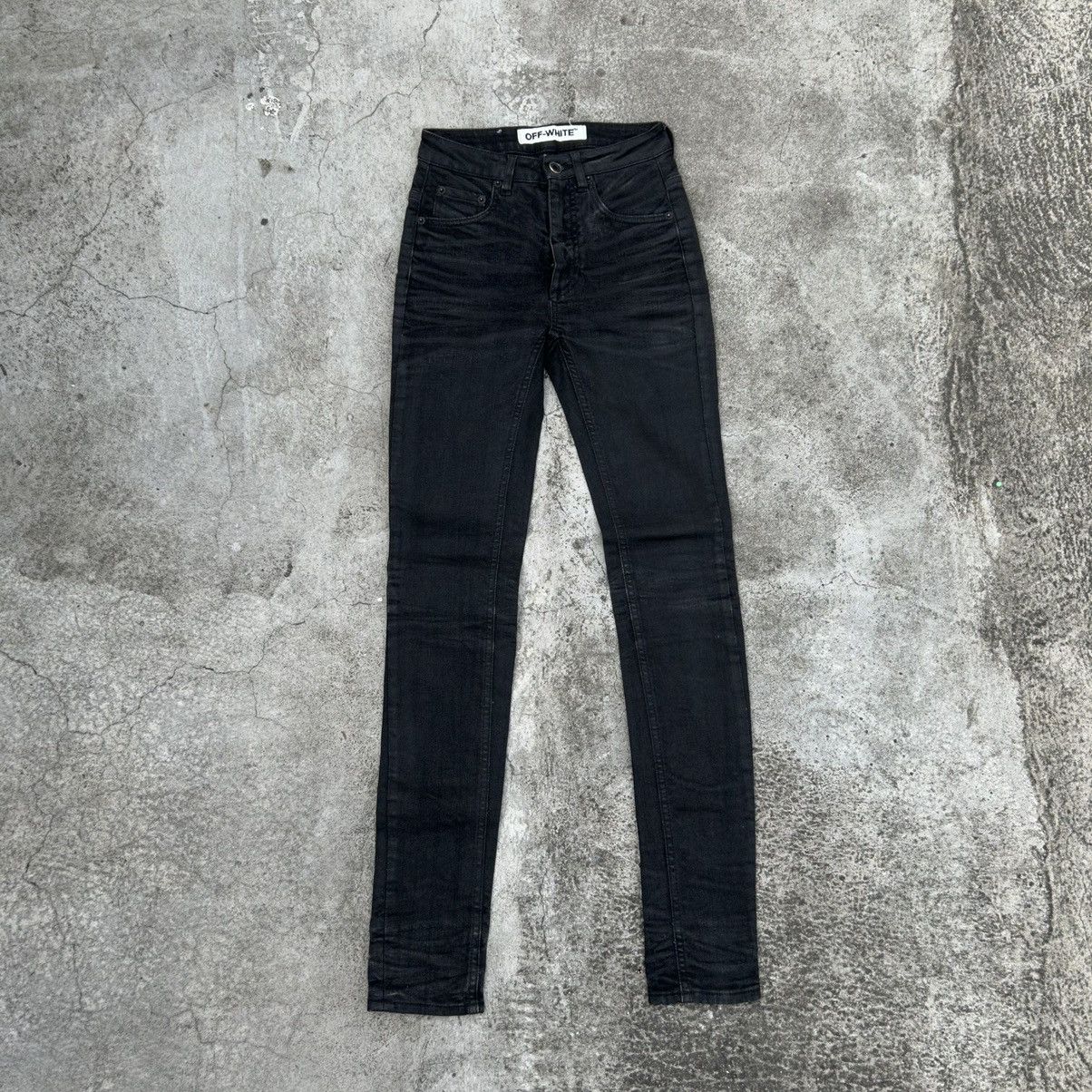 image of Off White Offwhite Black Skinny Jeans, Women's (Size 24)