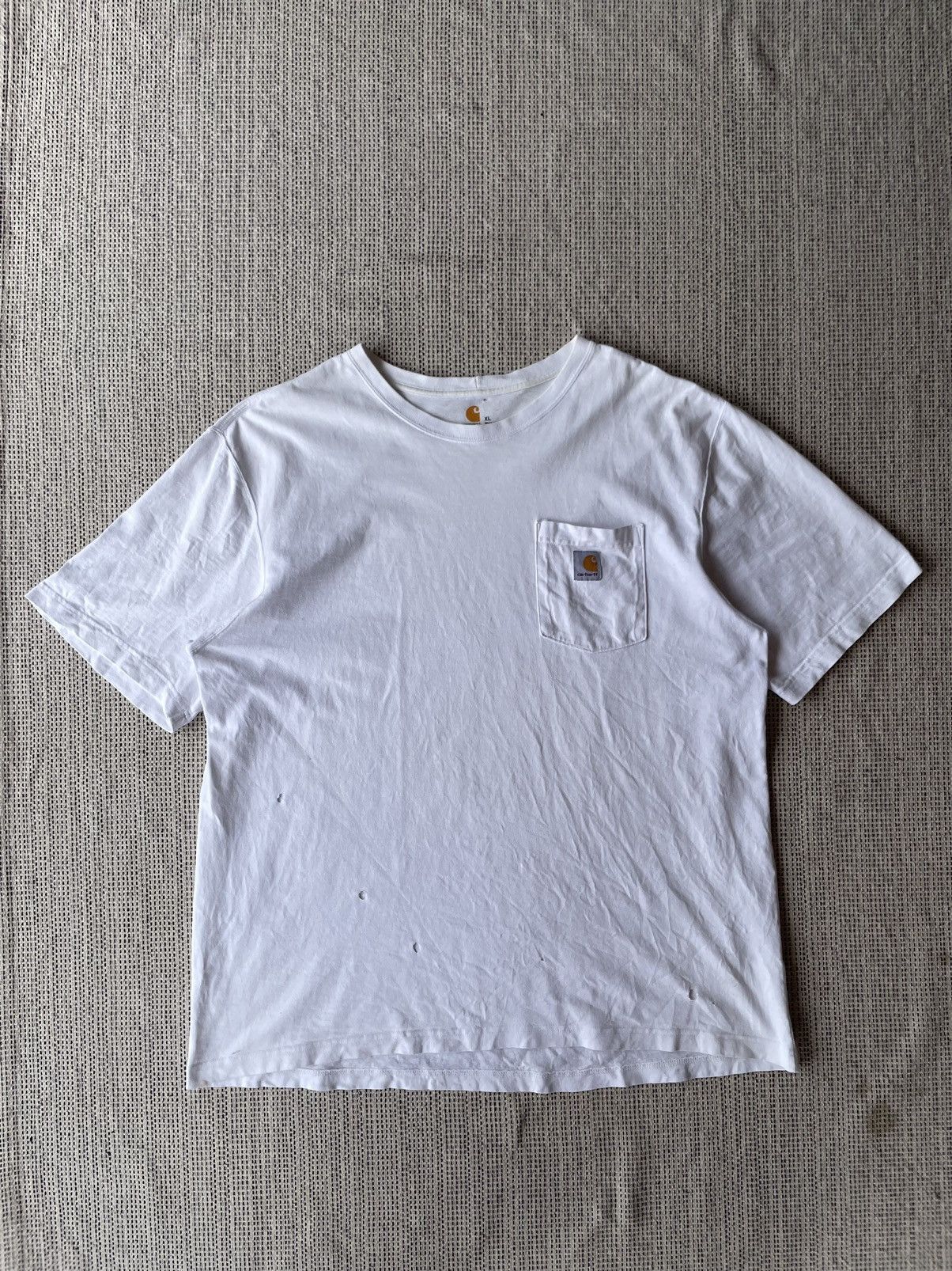 Carhartt Carhartt Pocket Tee Distressed Size US XL / EU 56 / 4 - 1 Thumbnail