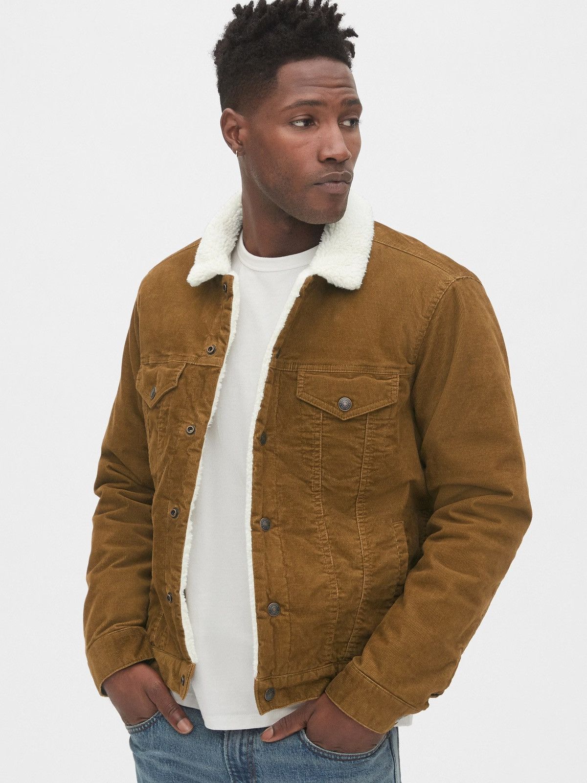 Gap GAP Sherpa-lined Icon Corduroy Jacket M Size US M / EU 48-50 / 2 - 1 Thumbnail