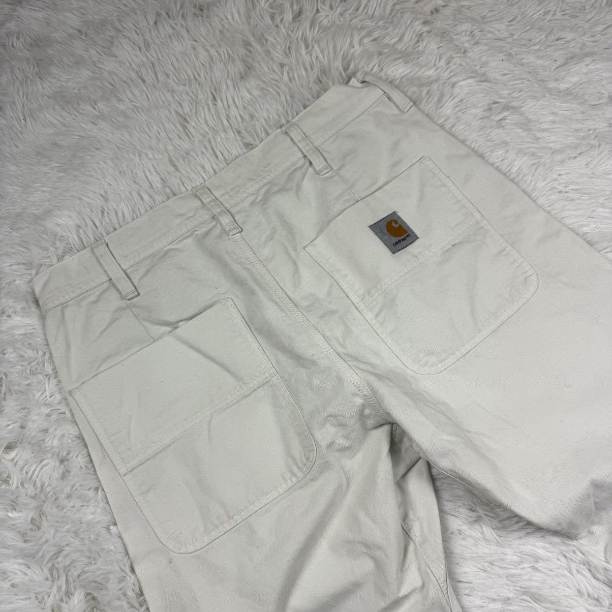 Carhartt Carhartt White Chalk Pants 31x32 Vintage Workwear Streetwear Size US 31 - 2 Thumbnail