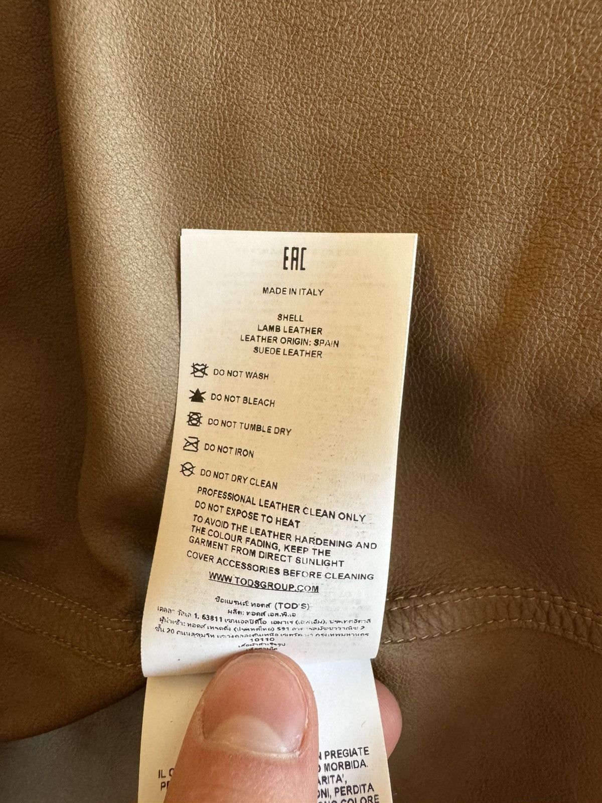 Tod's Tod’s Lamb Leather Suede Light Jacket Size M / US 6-8 / IT 42-44 - 8 Thumbnail